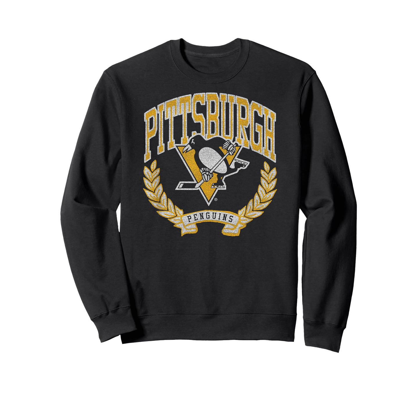 Pittsburgh Penguins Vintage Victory Black Licensed T-Shirt