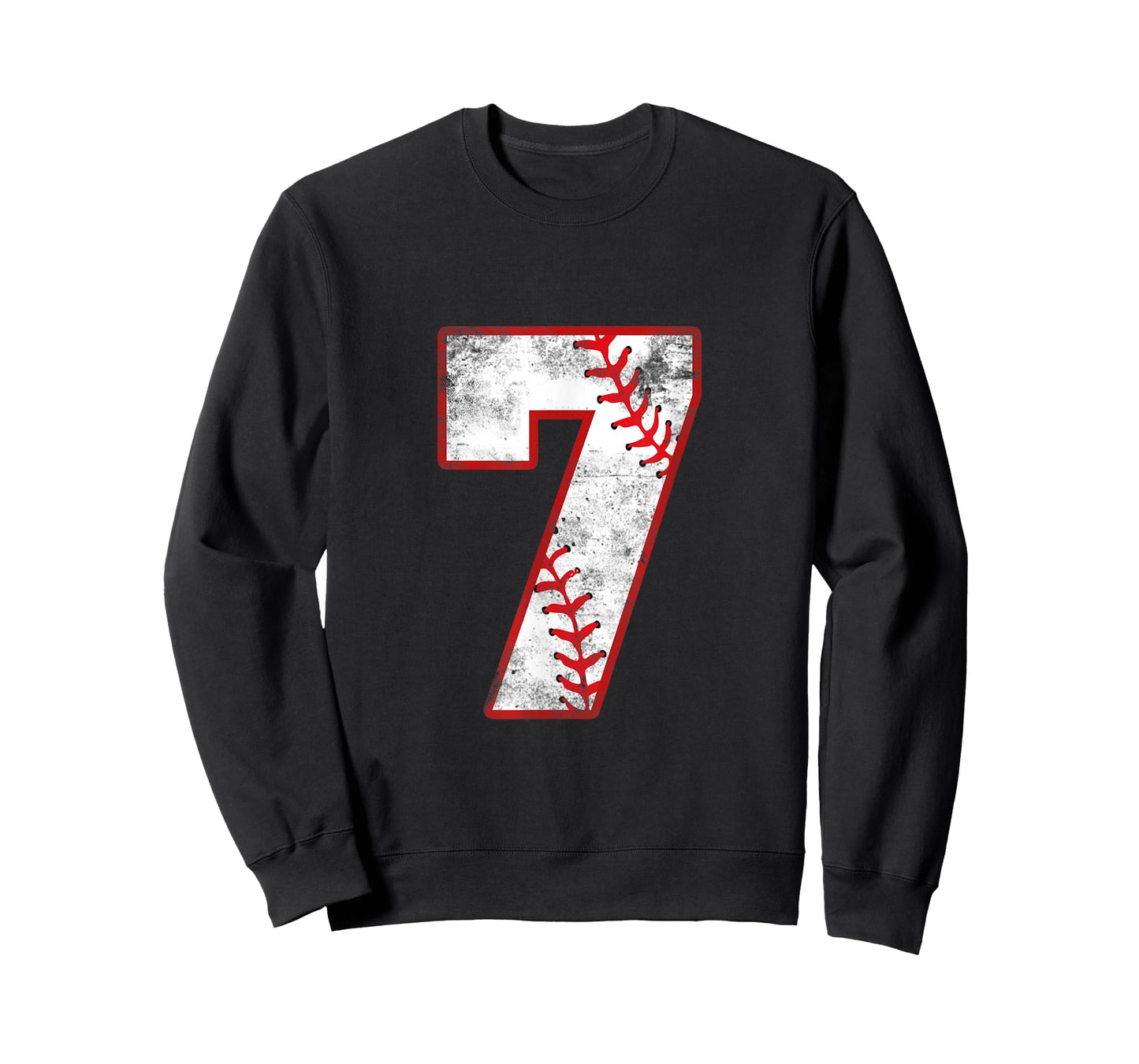 Vintage Baseball 7 Jersey Number T-Shirt