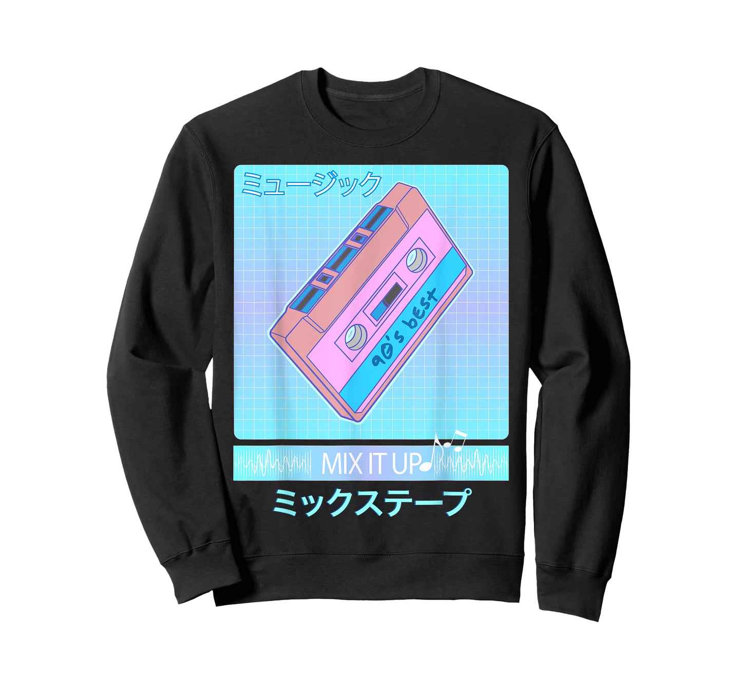 Mix Tape 90s Japanese Otaku Aesthetic Vaporwave Retro Art T-Shirt