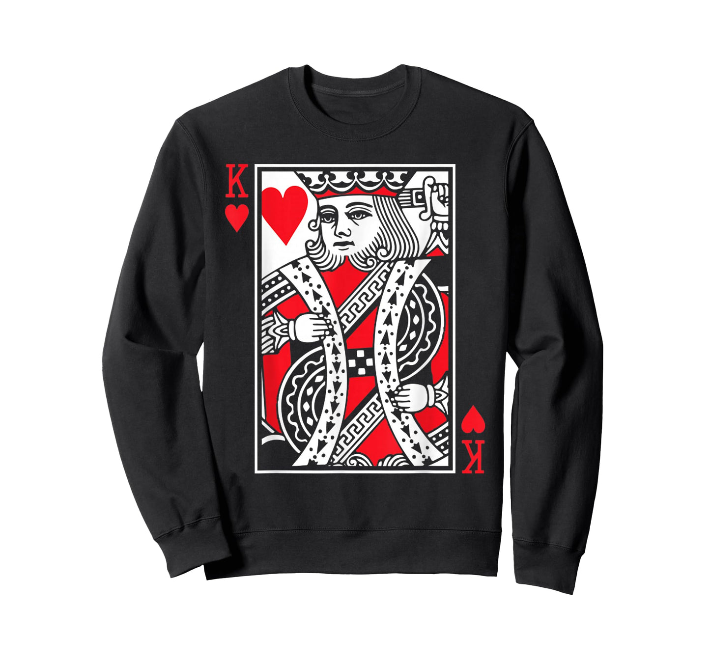 King Of Hearts Valentines Day Cool V-Day Couple Matching T-Shirt