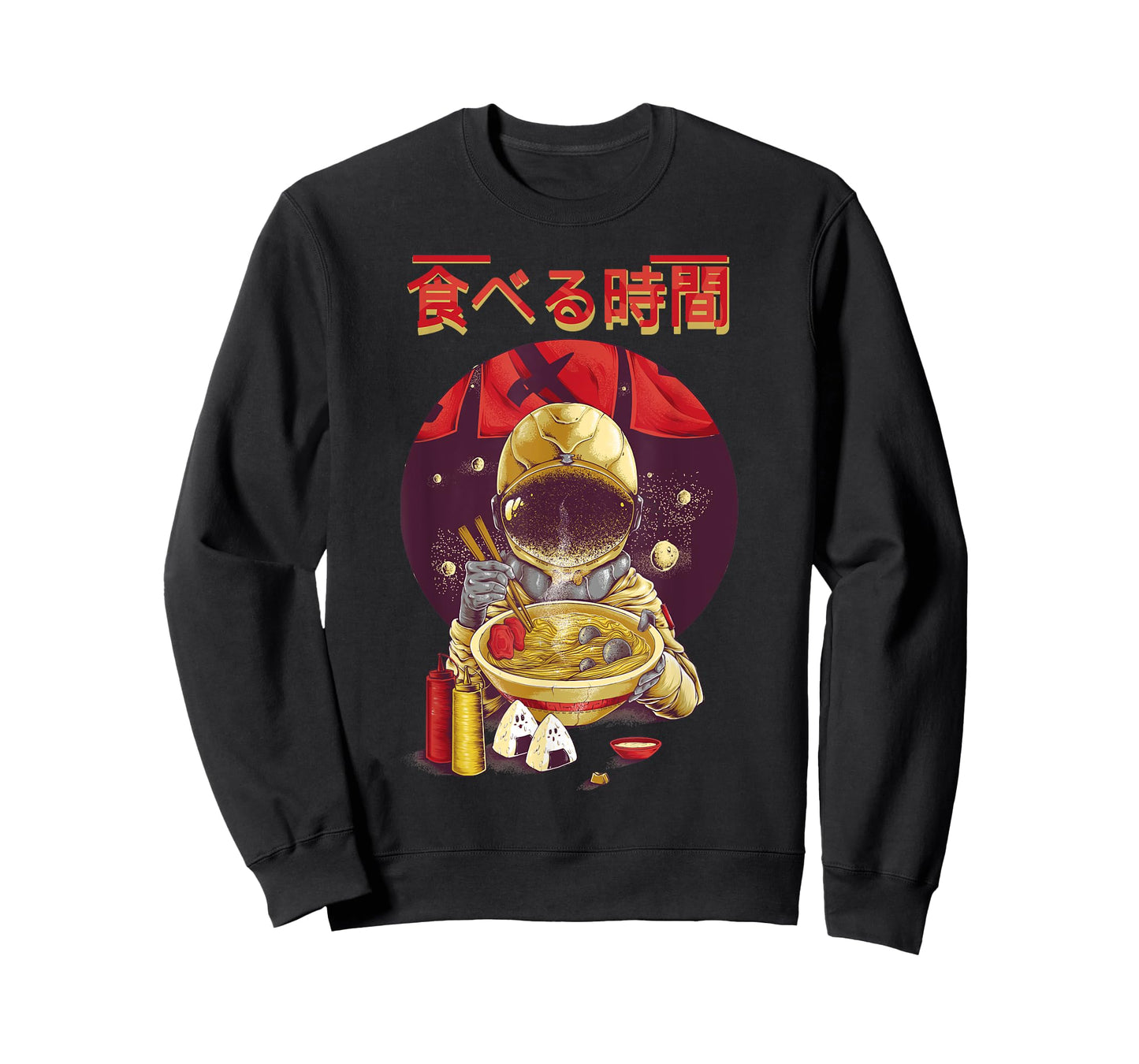 Ramen Astronaut Vintage Kawaii Otaku Japanese Noodles Gift T-Shirt