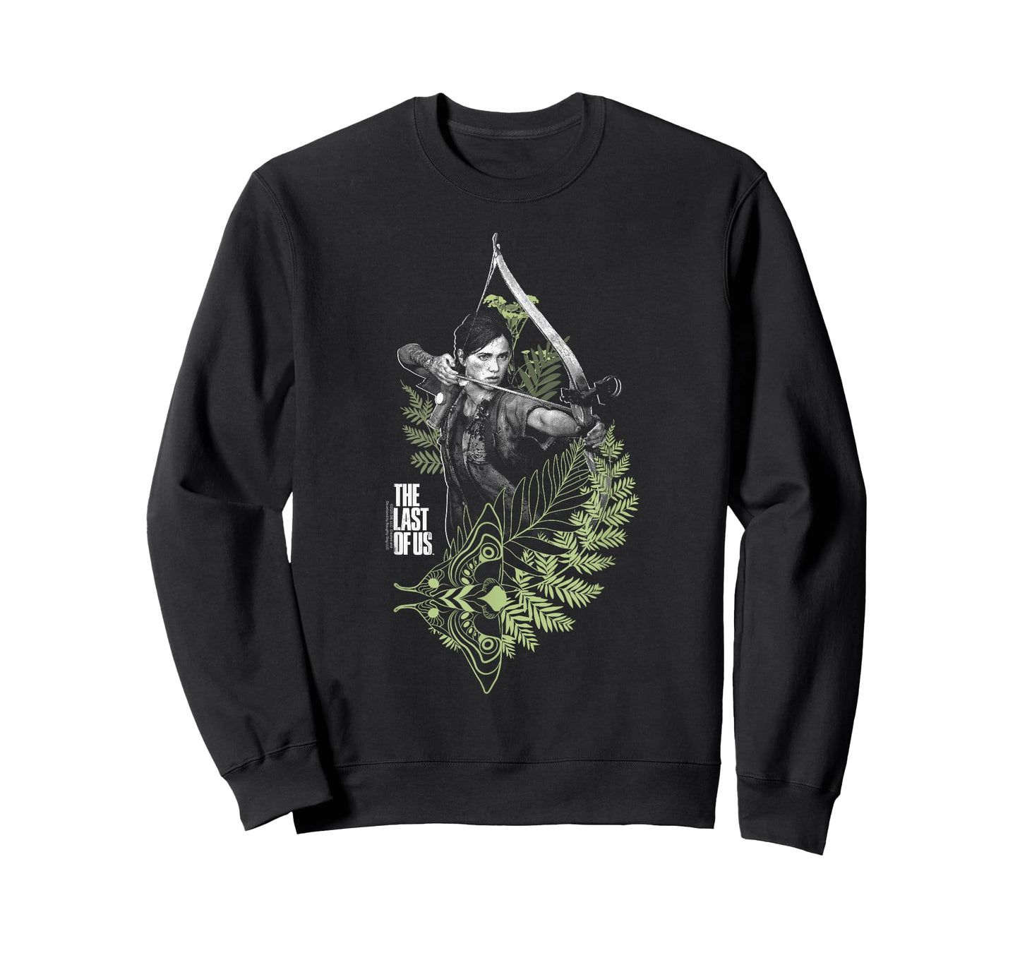 The Last of Us Ellie with Moth and Leaves Video Game T-Shirt