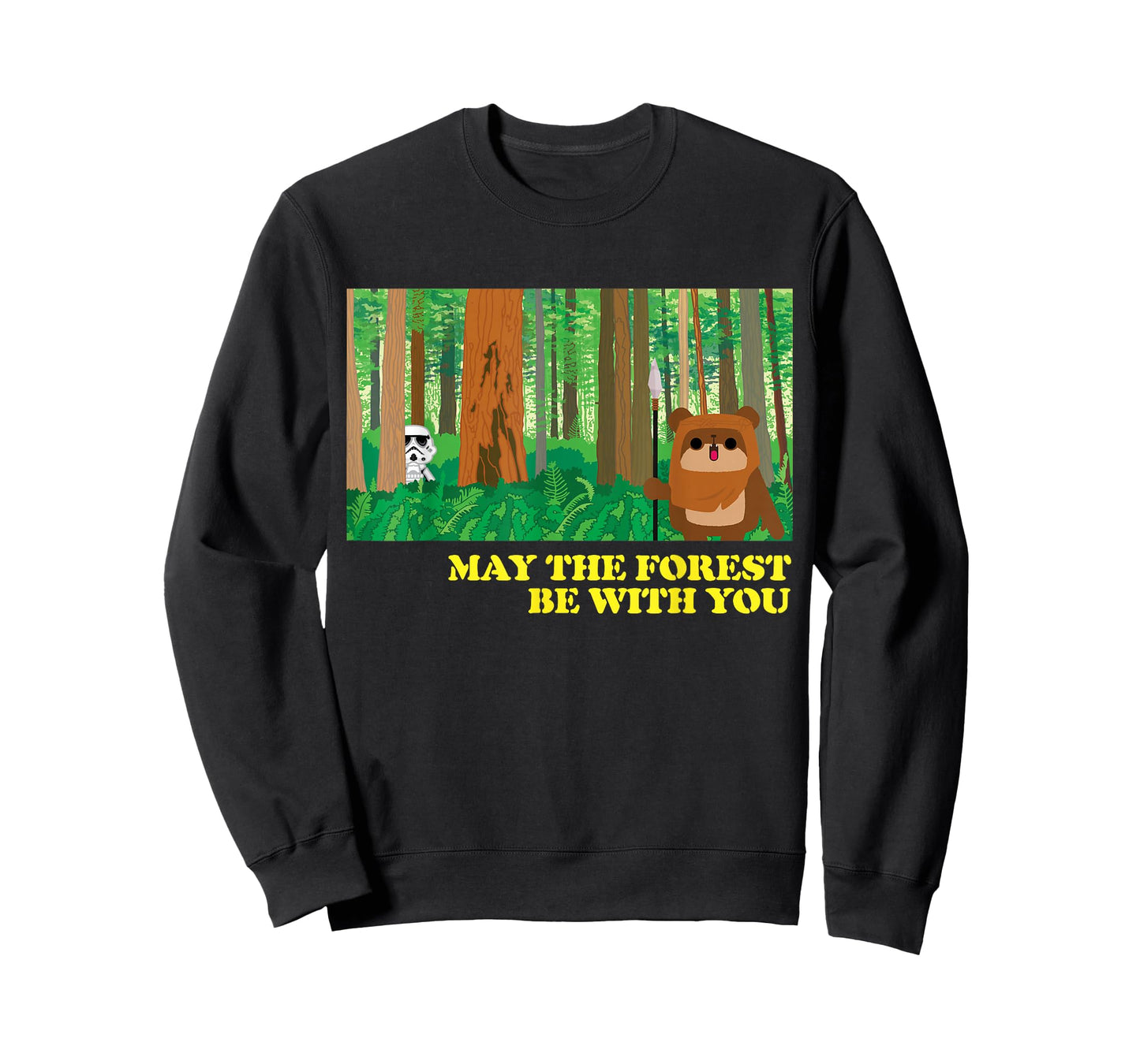 Star Wars Ewok May the Forest Be With You T-Shirt