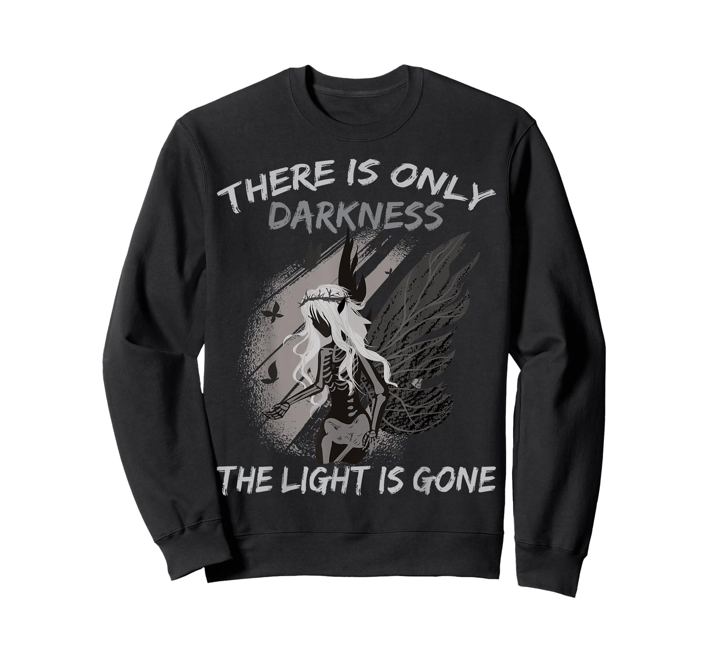There Is Only Darkness, The Light Is Gone - Otaku Anime T-Shirt