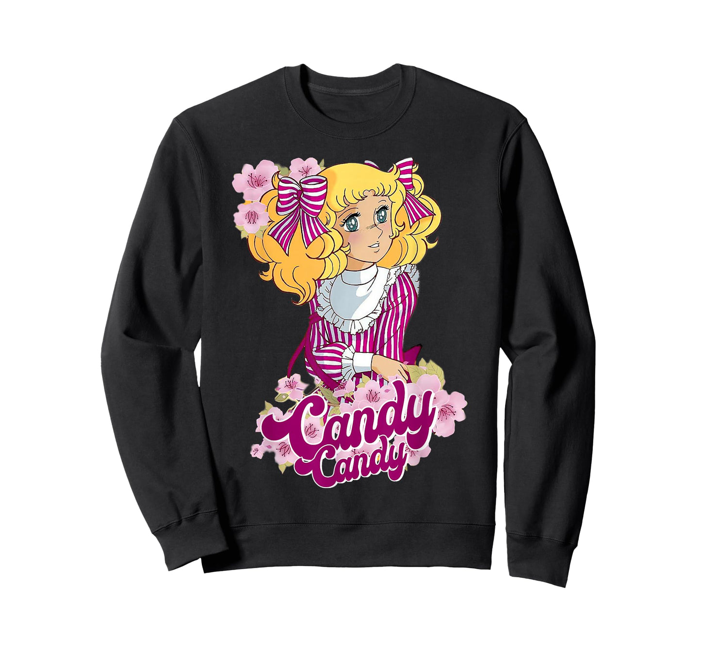 Candy Candy Pink Cartoon Japanese 80s Vintage Anime Manga T-Shirt