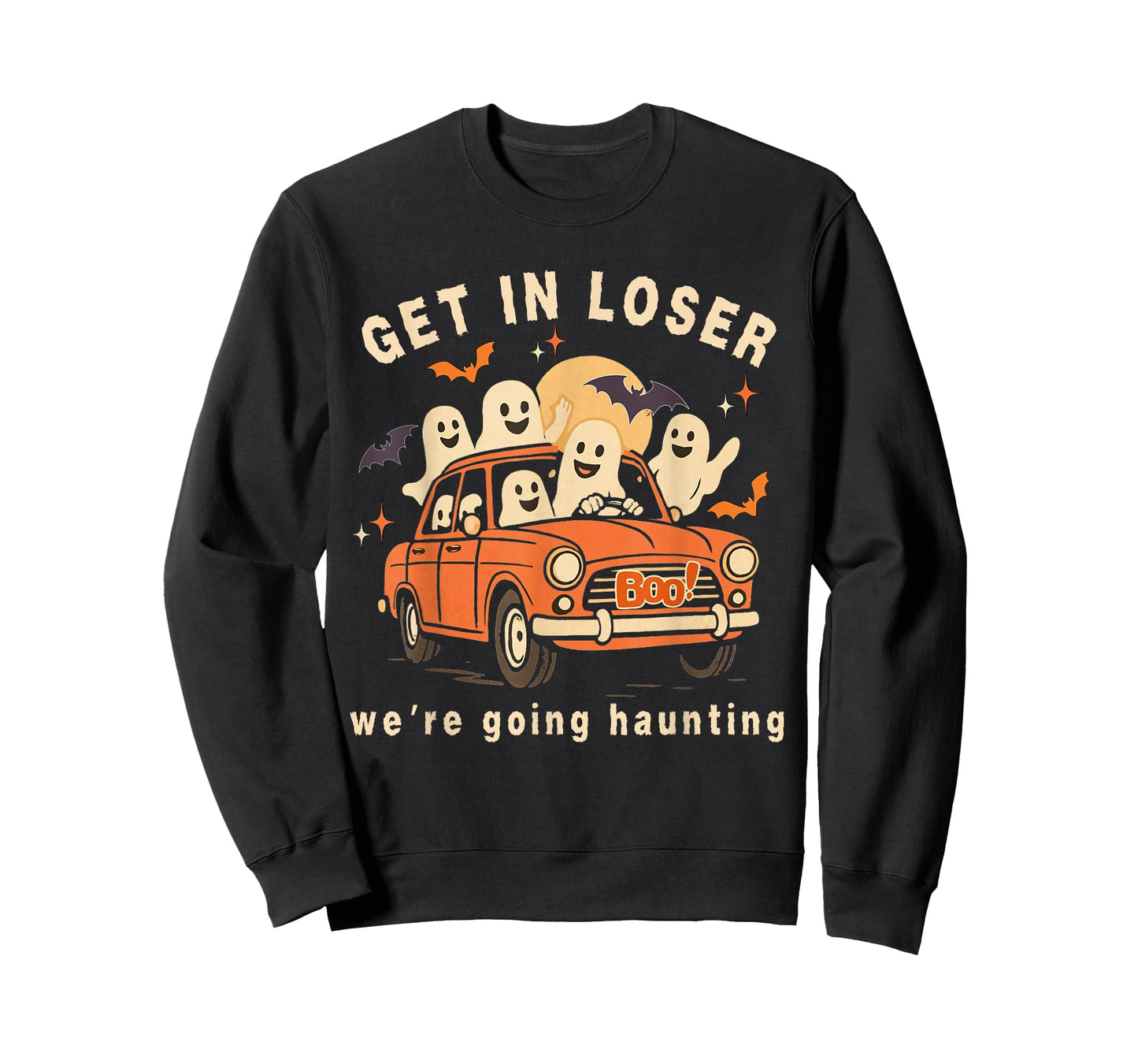 Get in Loser We're Going Haunting Funny Ghosts Road Trip T-Shirt