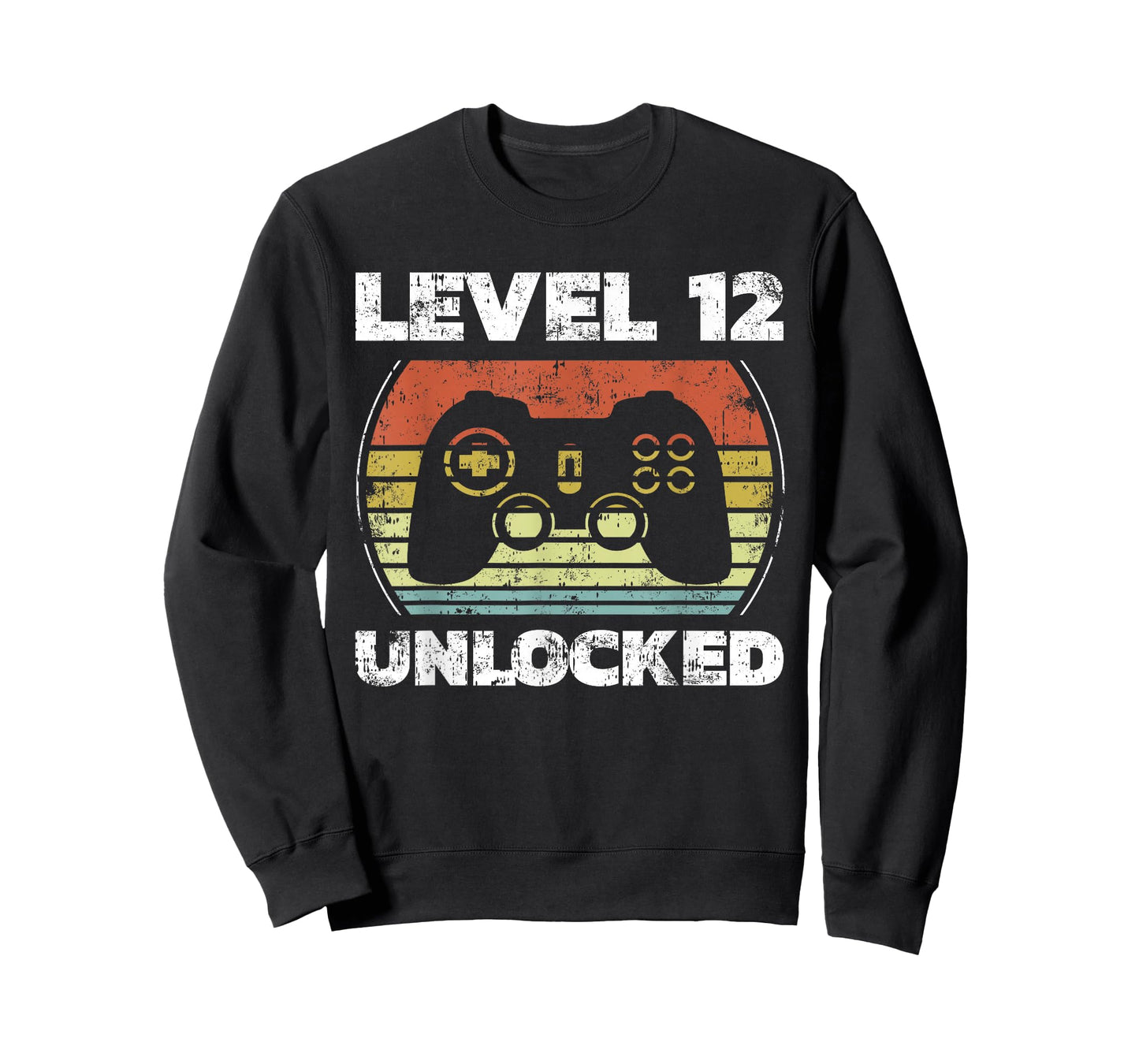 Level 12 Unlocked Funny Video Gamer 12th Birthday T-Shirt