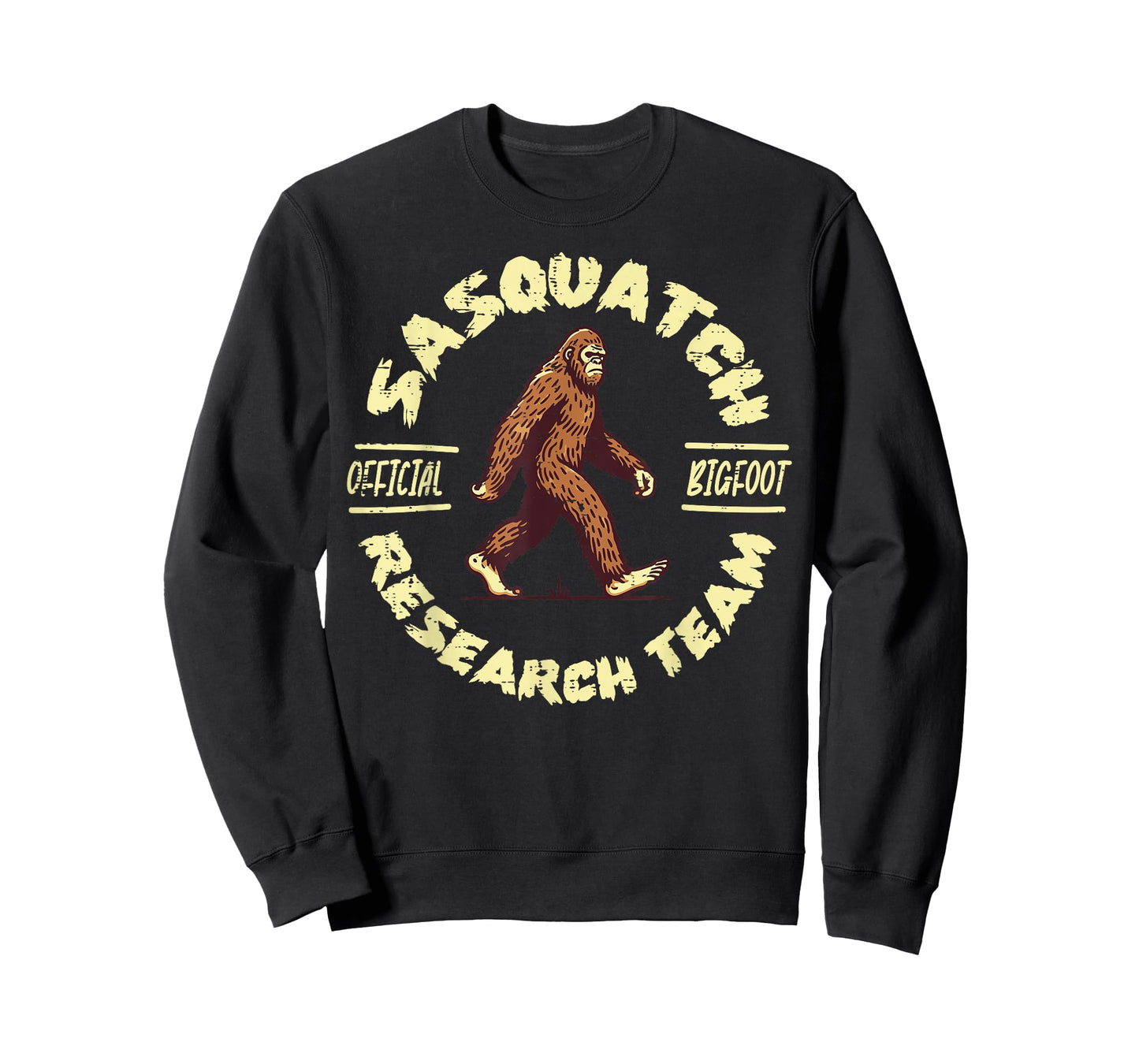 Official Sasquatch Research Team Funny Bigfoot Men Women Kid T-Shirt