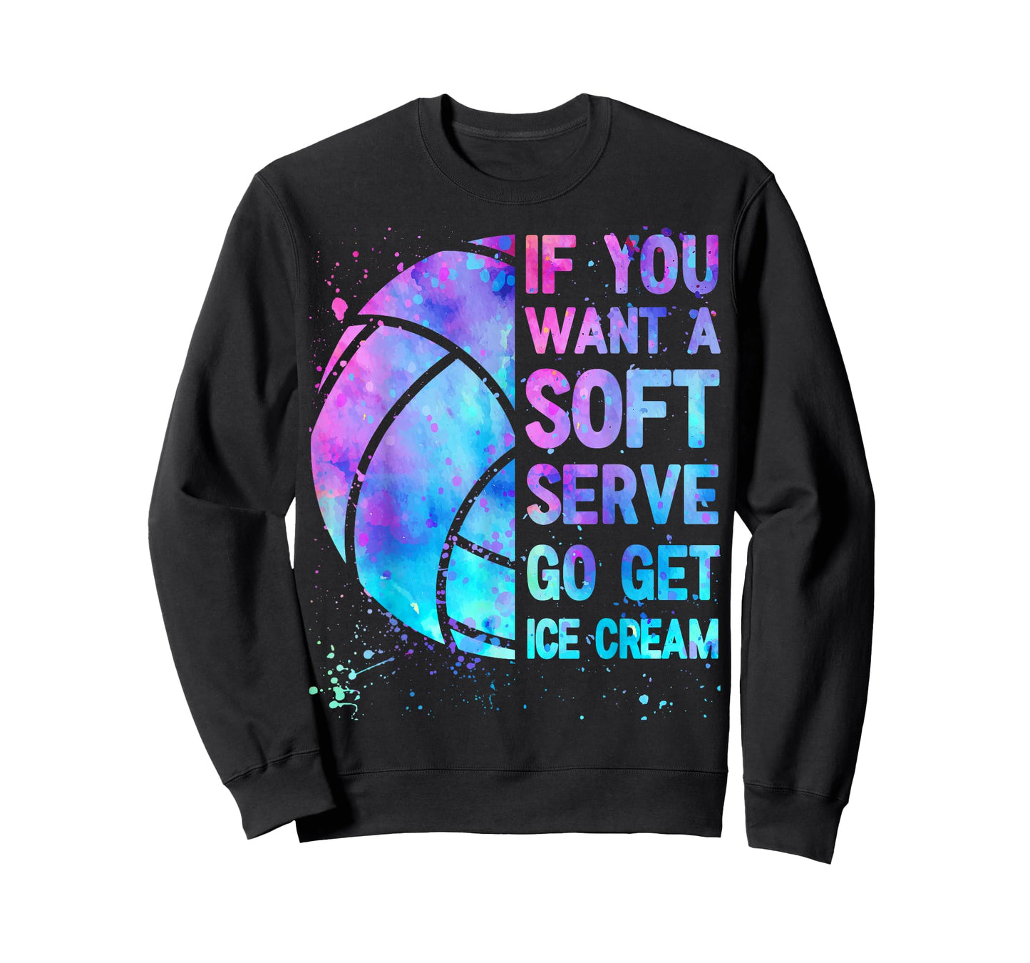 Volleyball Teen Girls Women If You Want A Soft Serve T-Shirt