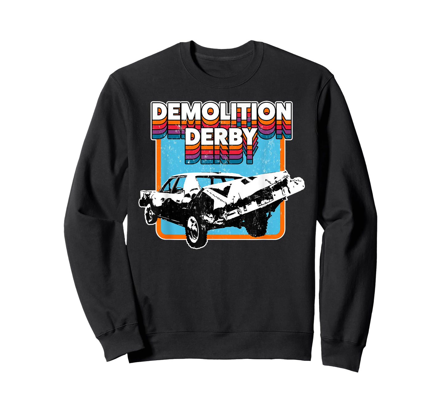 Demolition Derby Retro Vintage Design T-Shirt
