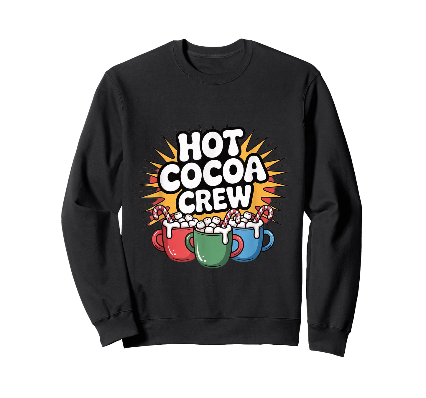 Hot Cocoa Crew Candy Marshmallow Winter T-Shirt