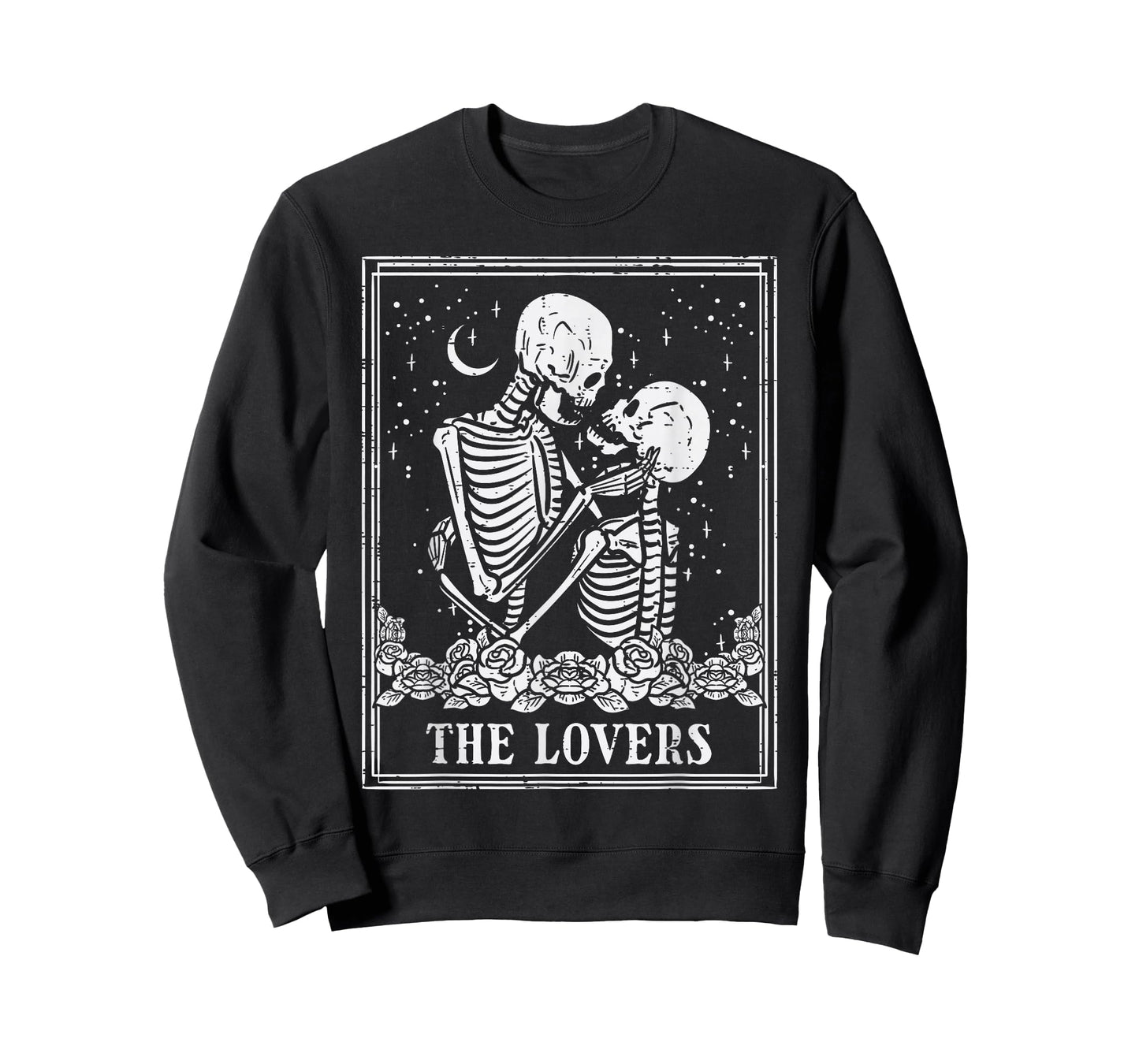 Halloween Skeleton Tarot The Lovers Couple Costume Men Women T-Shirt