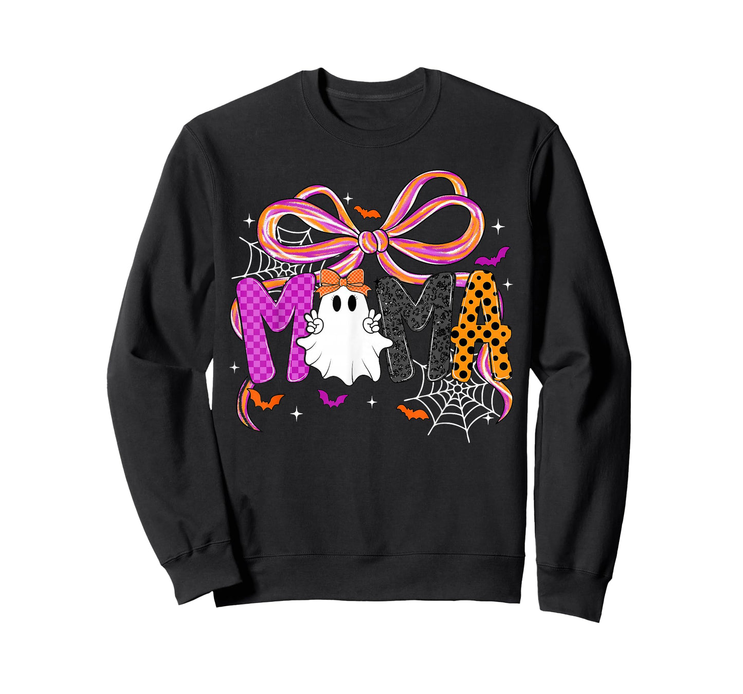 Spooky Mama Mini Matching Ghost Halloween Mom Mother's Day T-Shirt