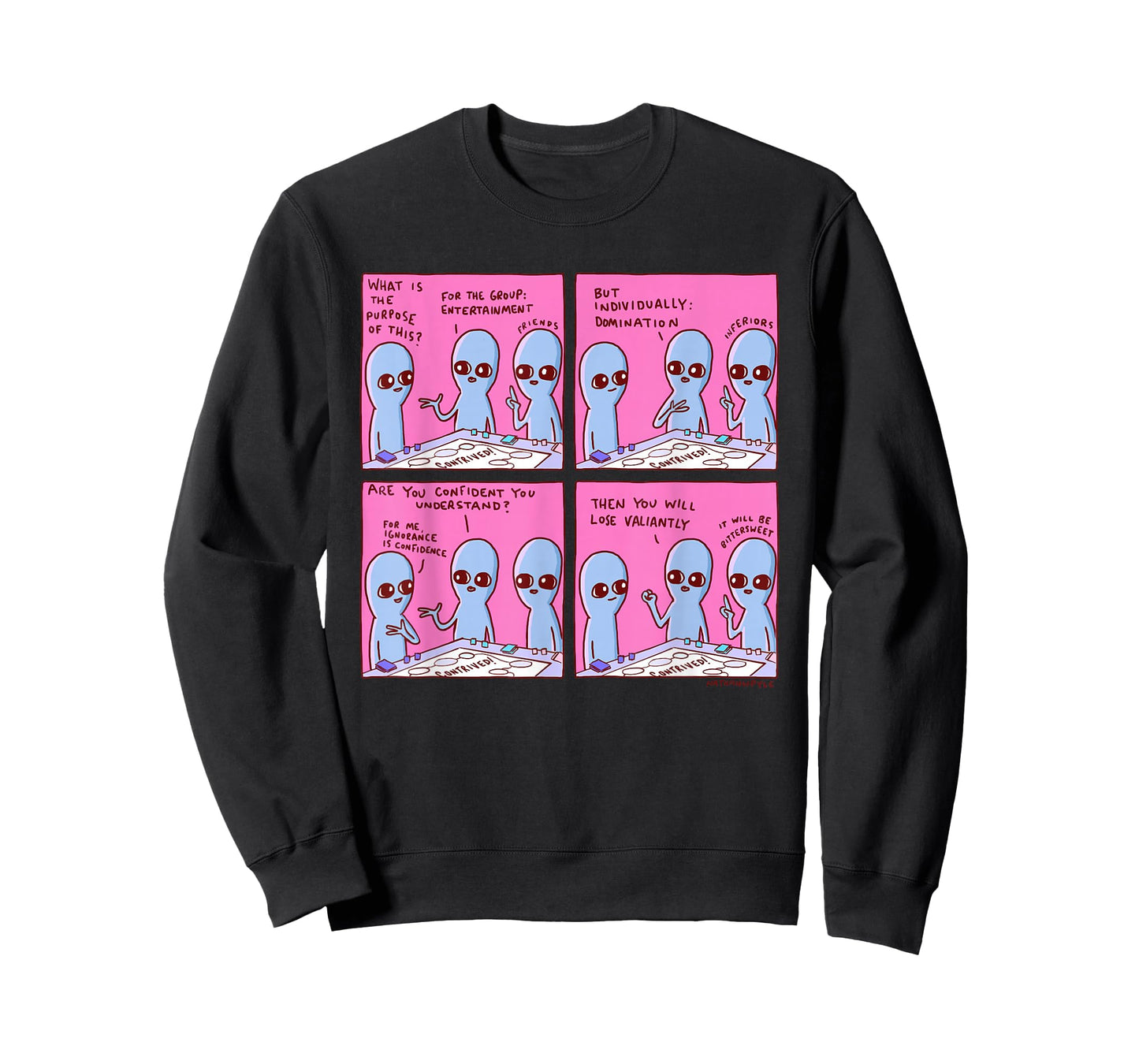 Threadless Nathan W. Pyle Strange Planet Confidence Graphic T-Shirt