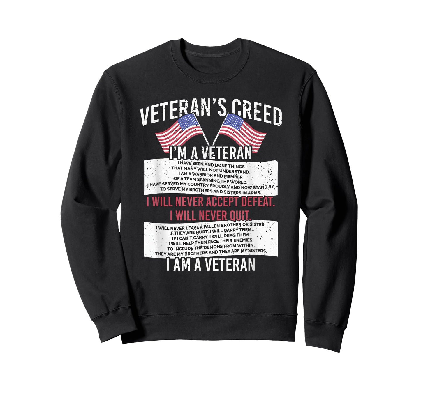 Veteran's creed patriot Grandpa Chirstian Vietnam War T-Shirt