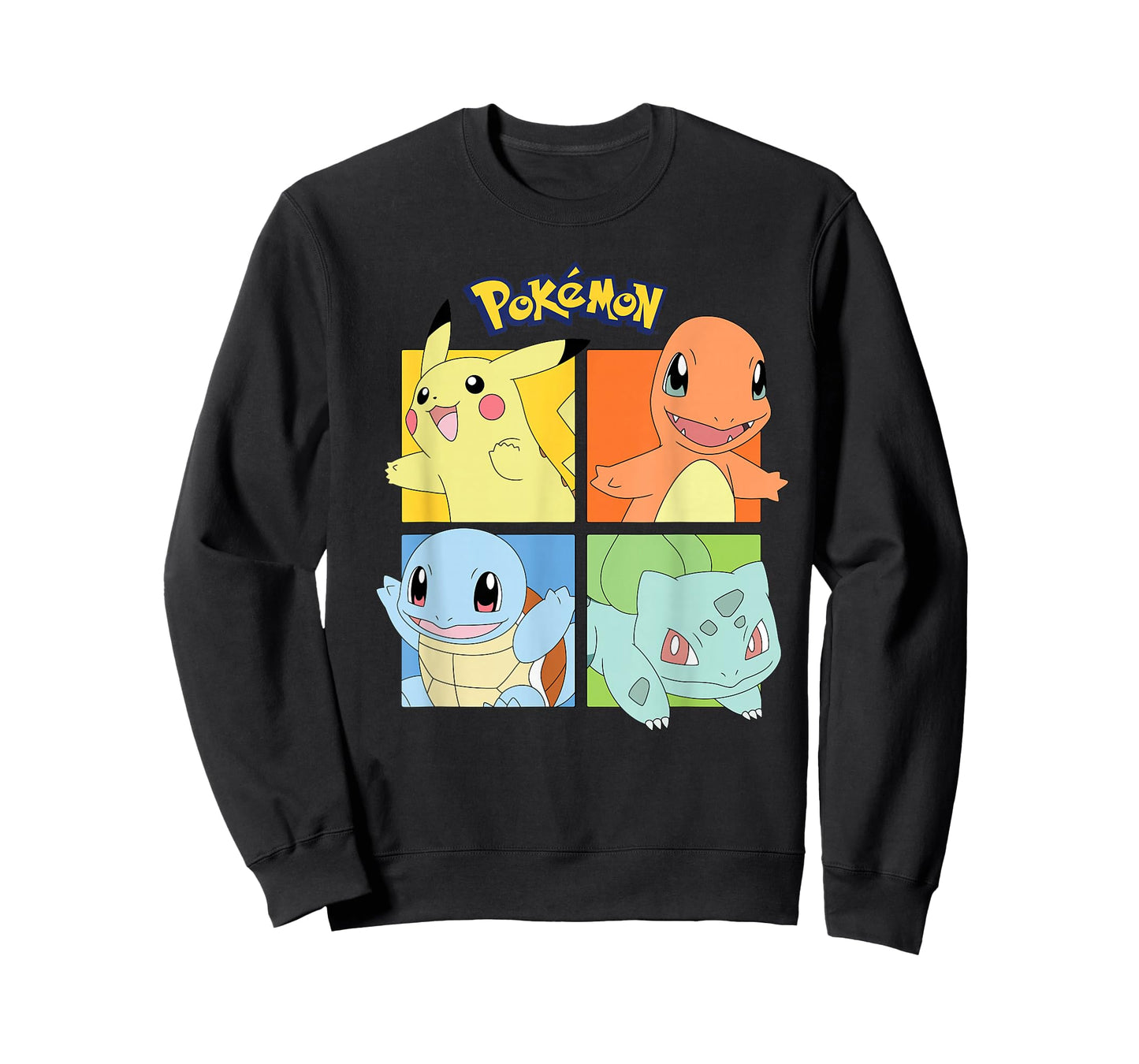 Pokémon - Pikachu Charmander Squirtle Bulbasaur Kanto Region T-Shirt