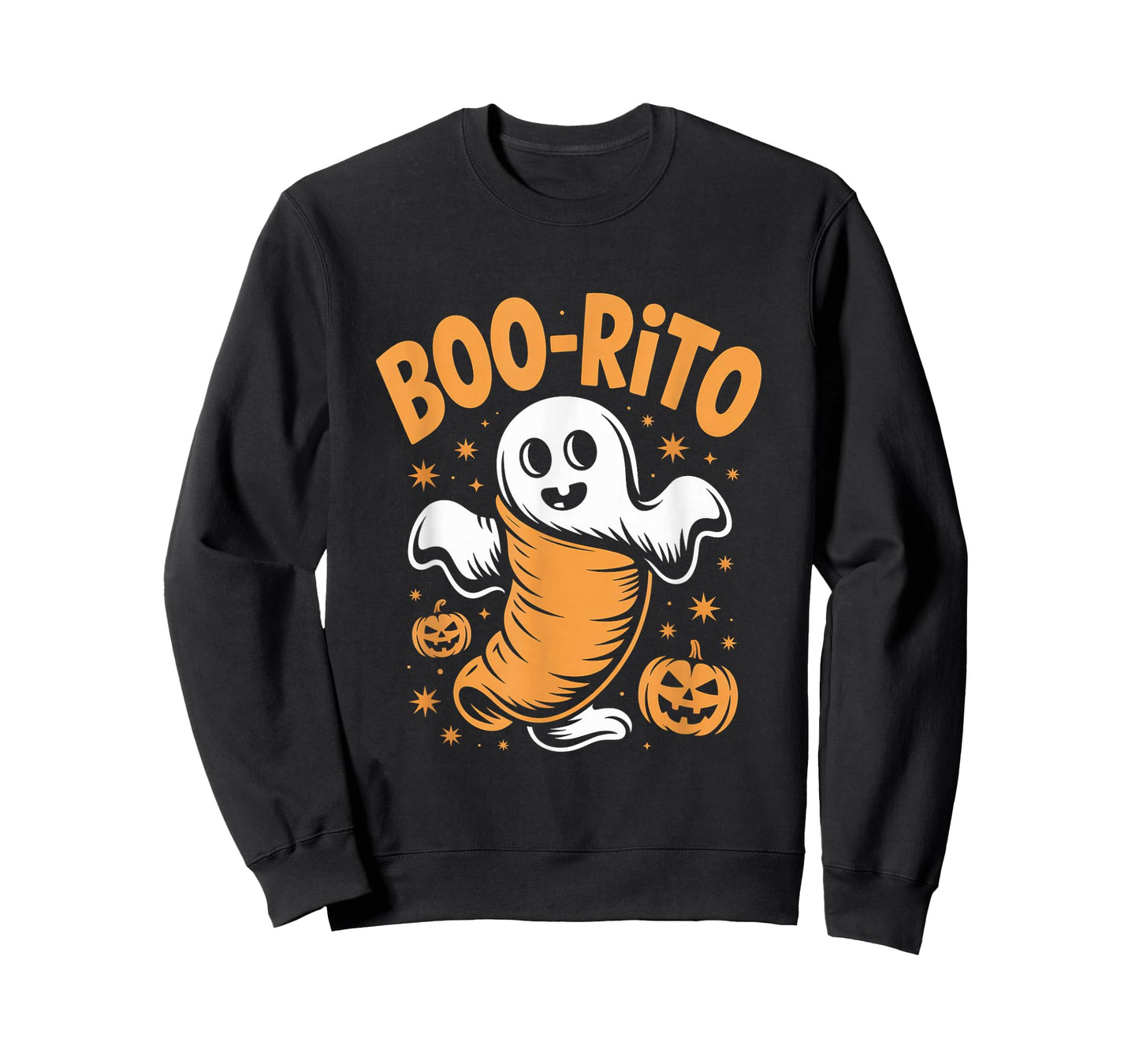 Boo-Rito Funny Halloween Ghost Humor T-Shirt