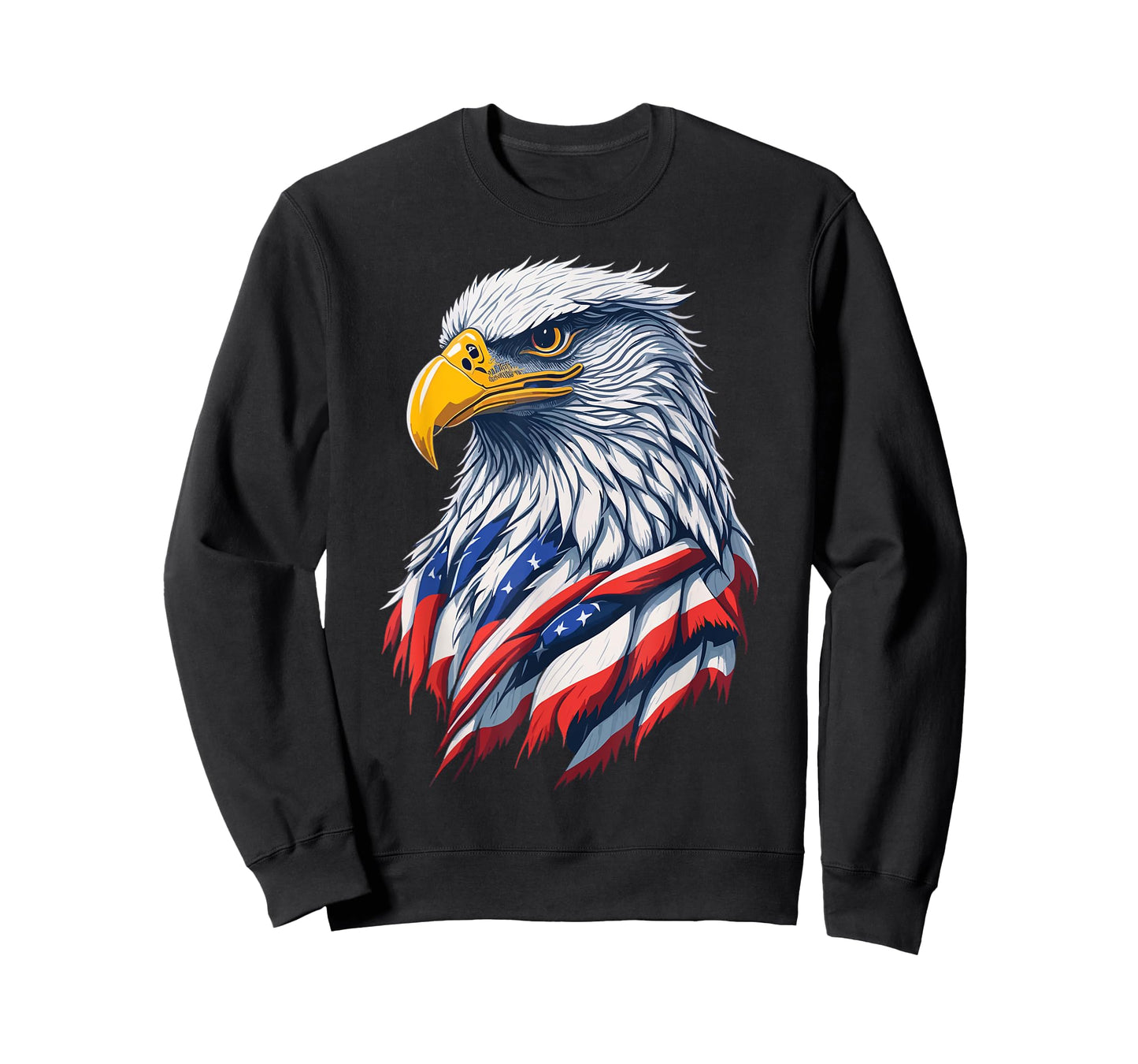 American Flag Bald Eagle Patriotic Eagle 4th of July USA T-Shirt