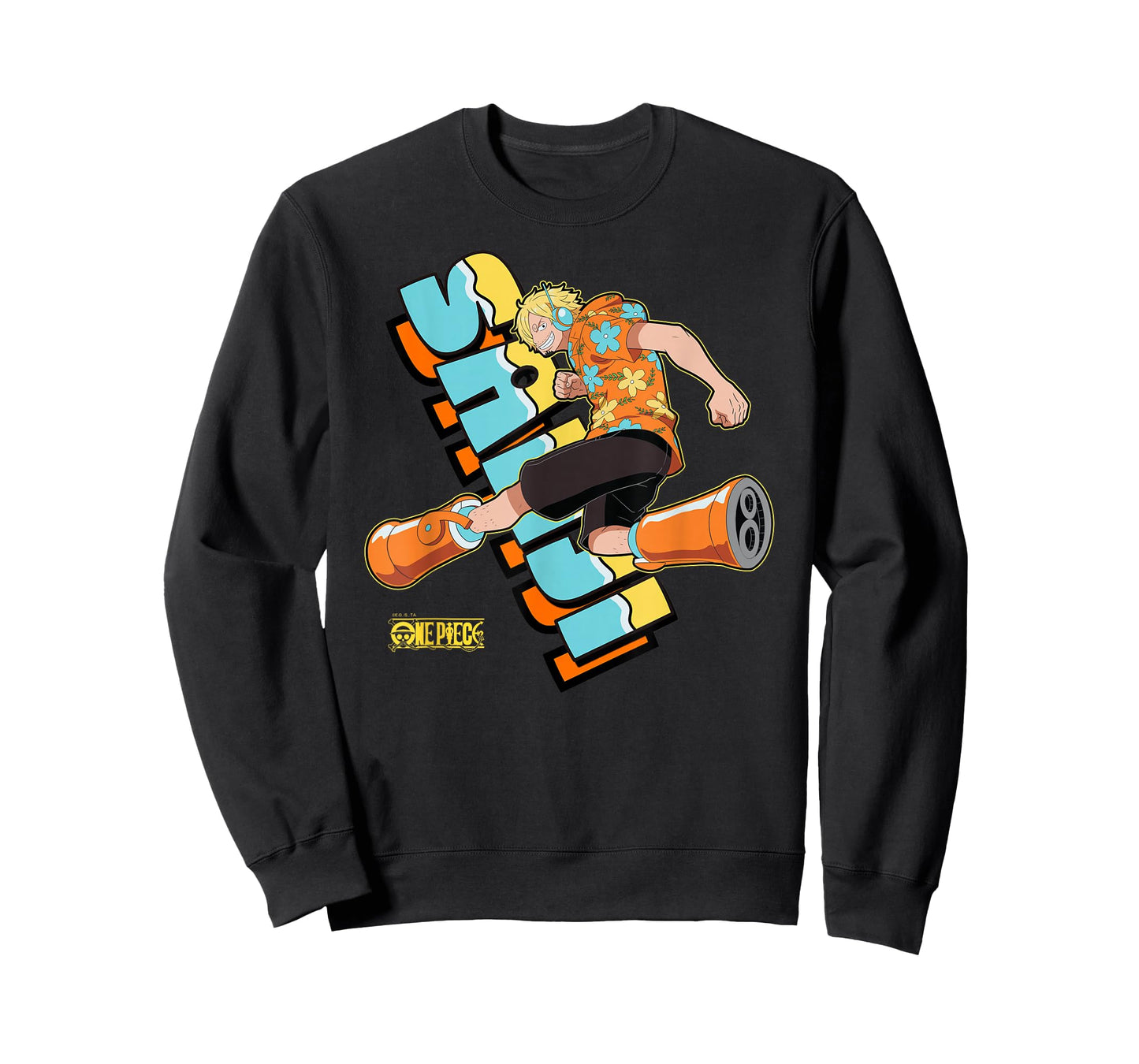 One Piece Anime Sanji Egghead Island T-Shirt