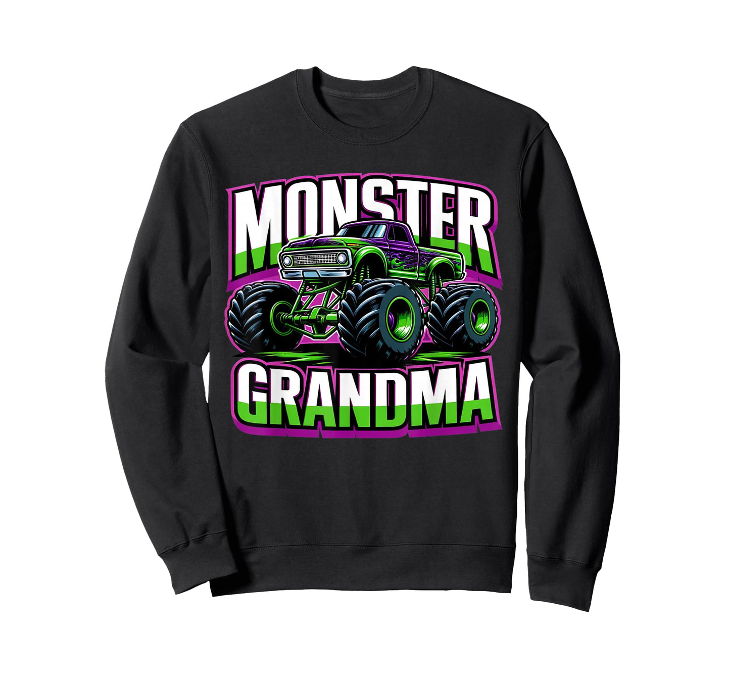 Monster Truck Race Racer Driver Grandma Mother's Day T-Shirt