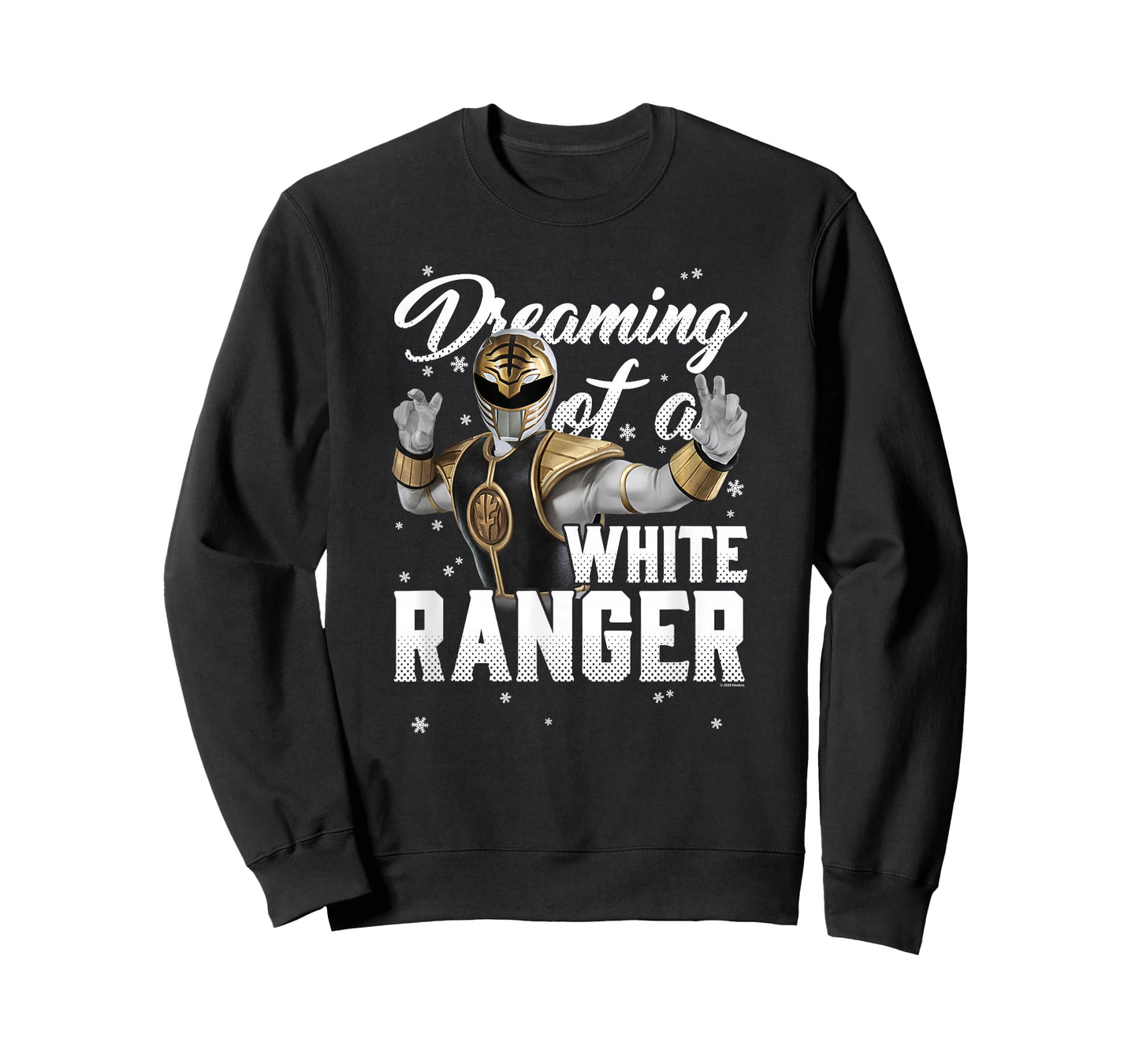 Power Rangers Christmas Dreaming of A White Ranger T-Shirt
