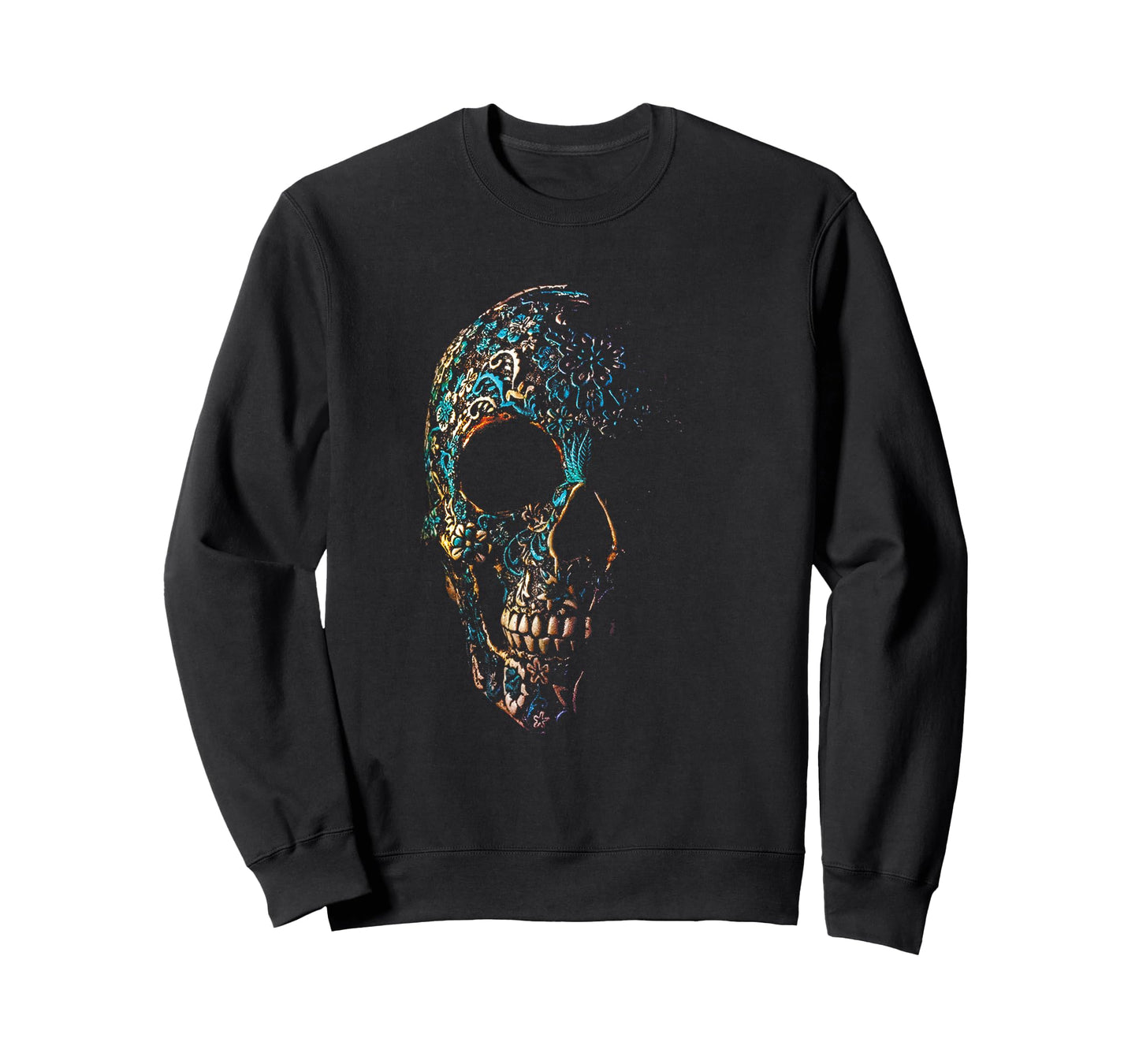 Vintage Sugar Antique Skull Day of The Dead T-Shirt