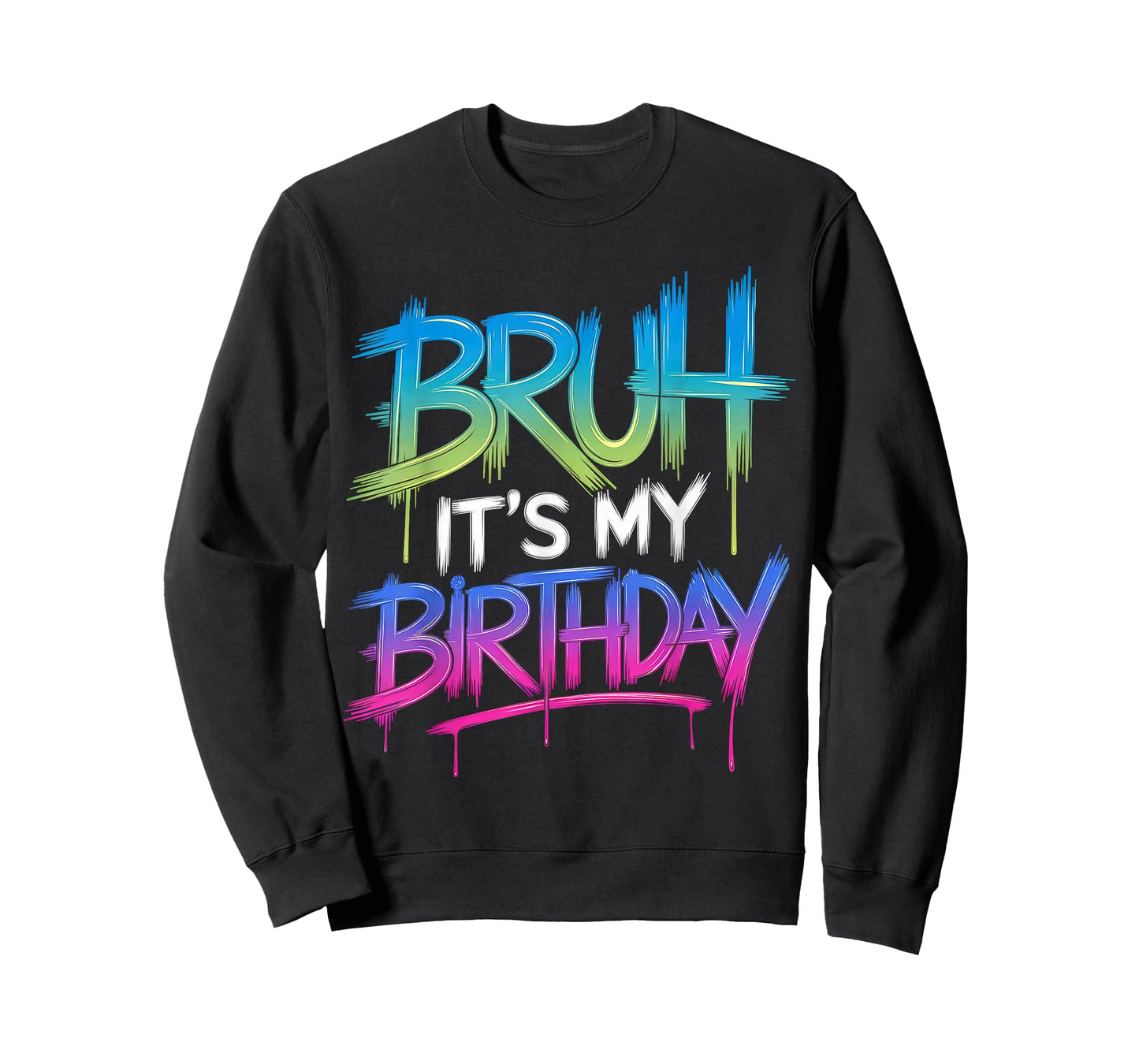 Bruh It's My Birthday Funny Birthday Boy Teen Gamer Meme T-Shirt