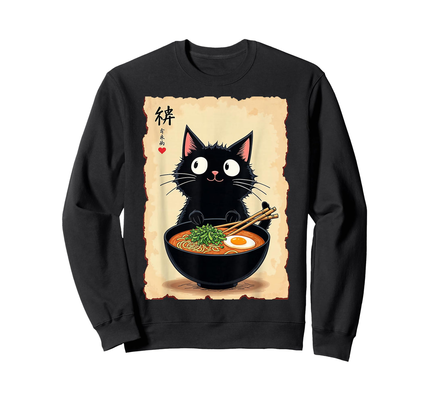 Kawaii Ramen Cat Cute Japanese Food for Anime, Noodle Lovers T-Shirt