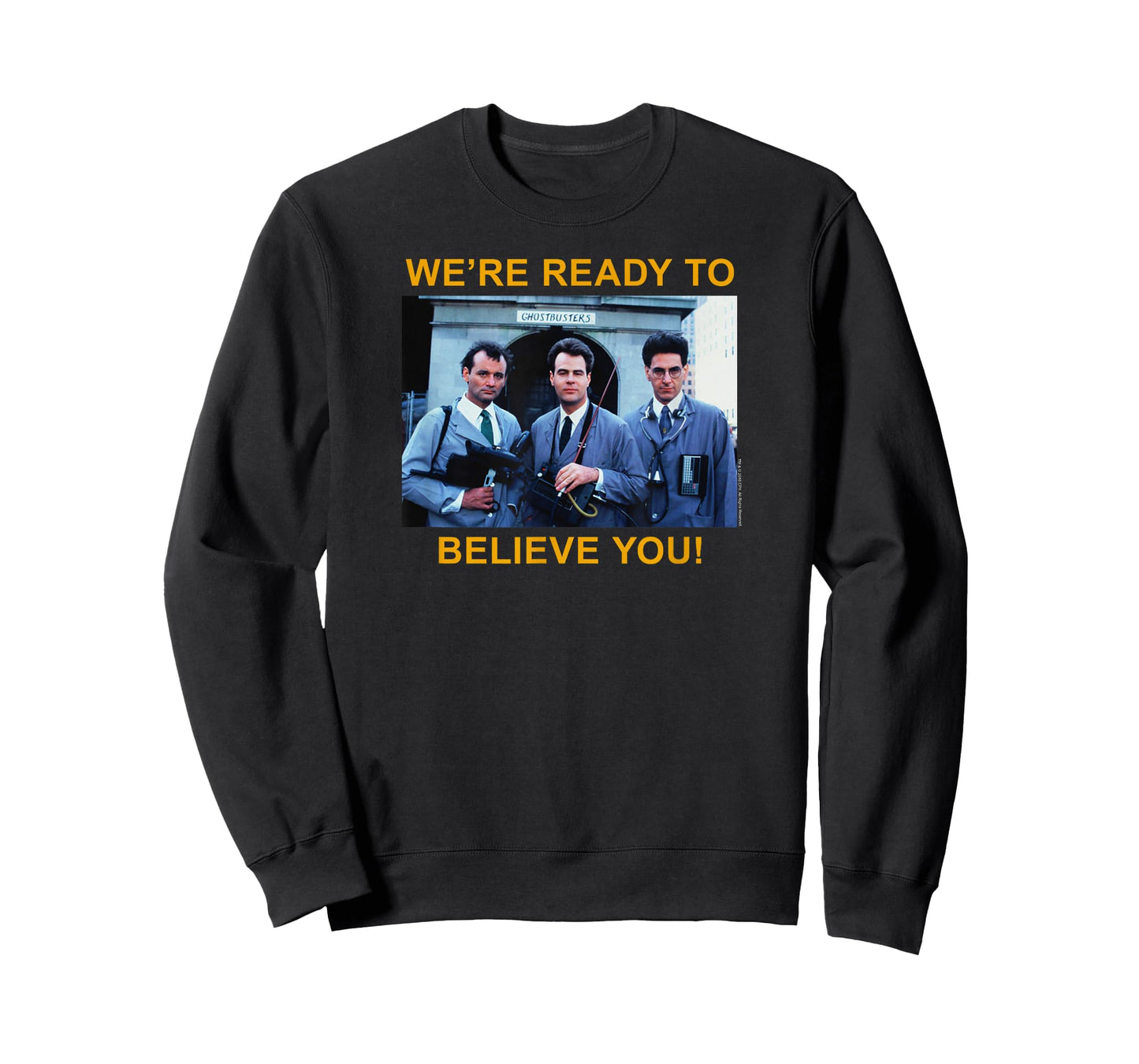 Ghostbusters Ready to Believe You Ad Retro Movie T-Shirt