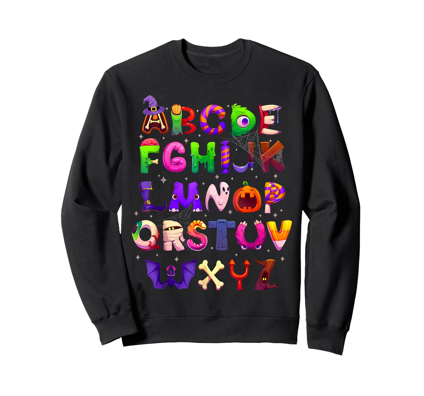 ABCs Learning Kindergarten Teacher Funny Halloween Alphabet T-Shirt