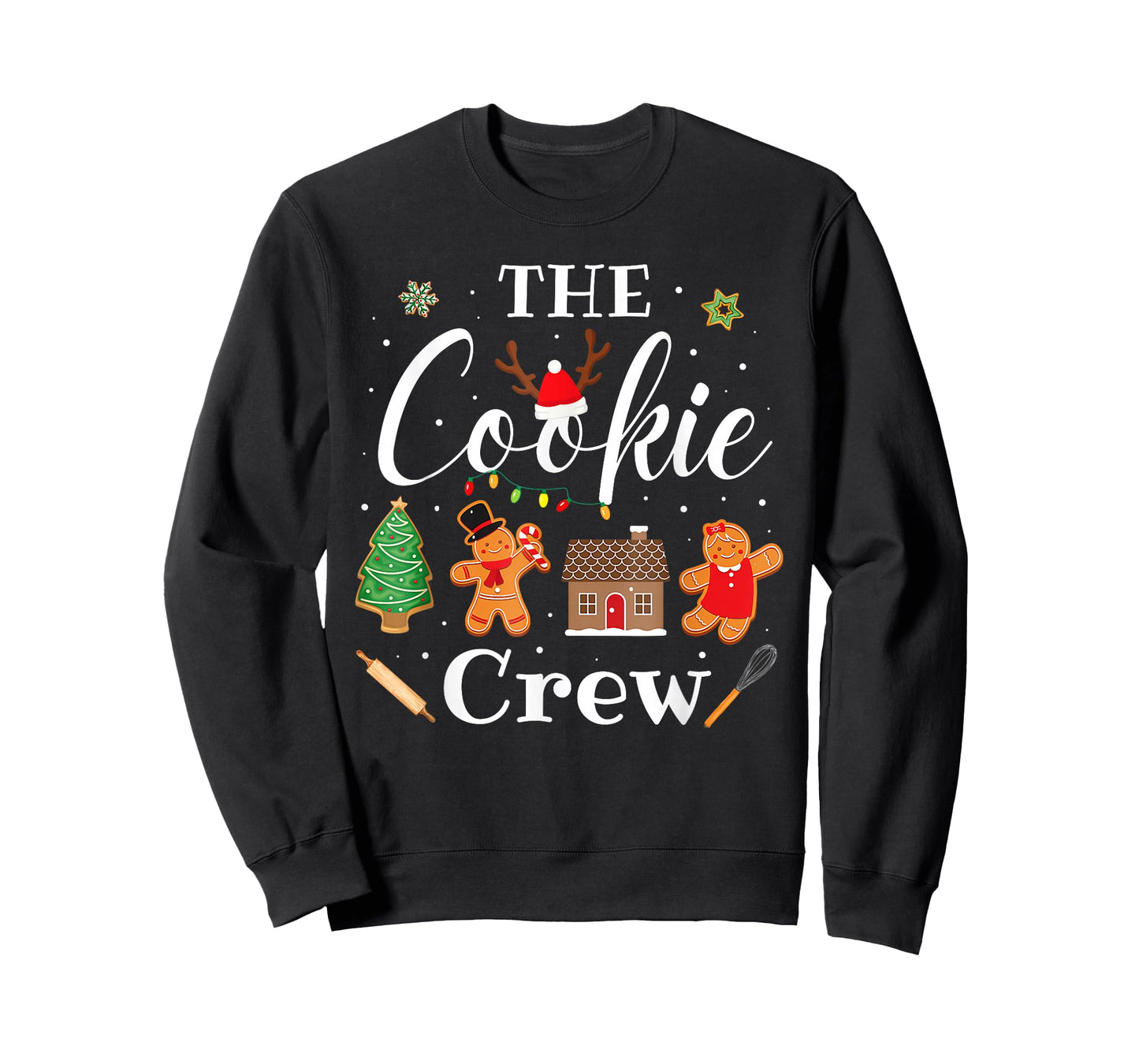The Cookie Crew Christmas Baking Cookie Lover Kids Women T-Shirt