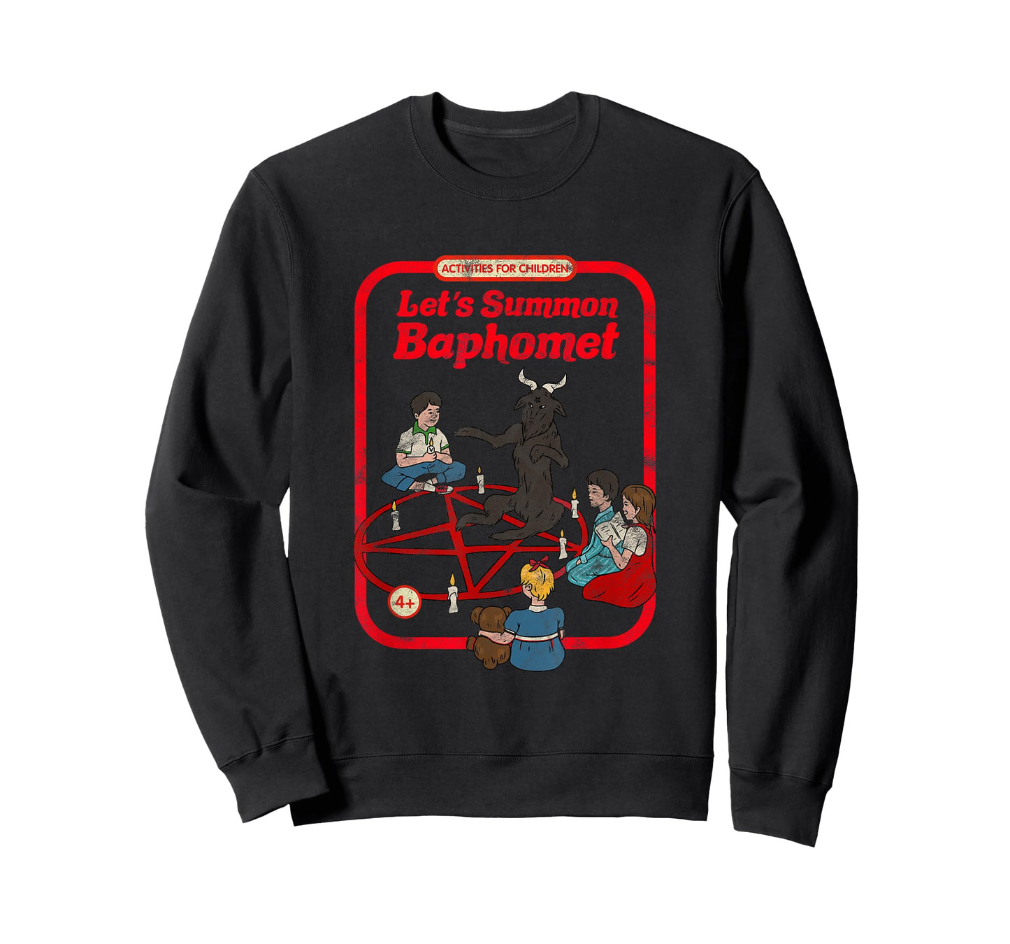 Let's Summon Baphomet Vintage Childgame Horror Goth Punk T-Shirt