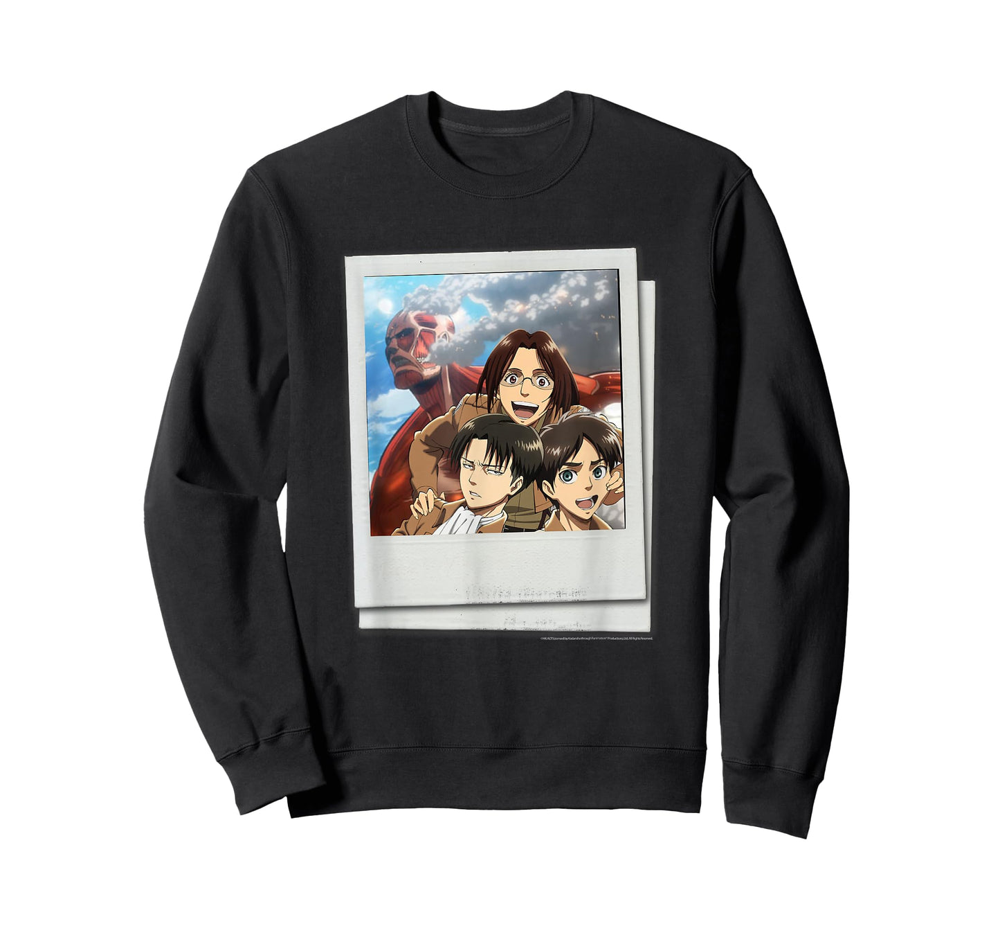 Attack on Titan See The Walls! Tourist Polaroid Photo Anime T-Shirt