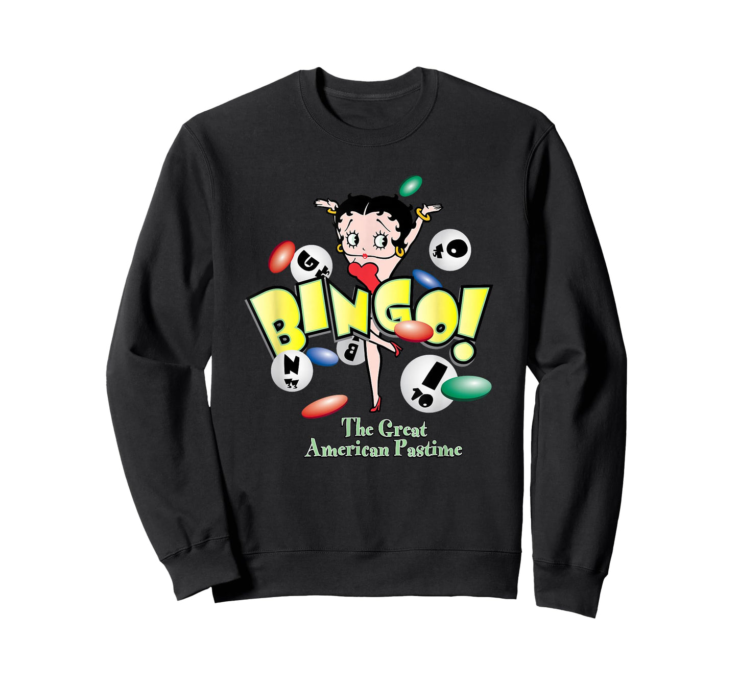 Betty Boop Bingo The Great American Pastime T-Shirt