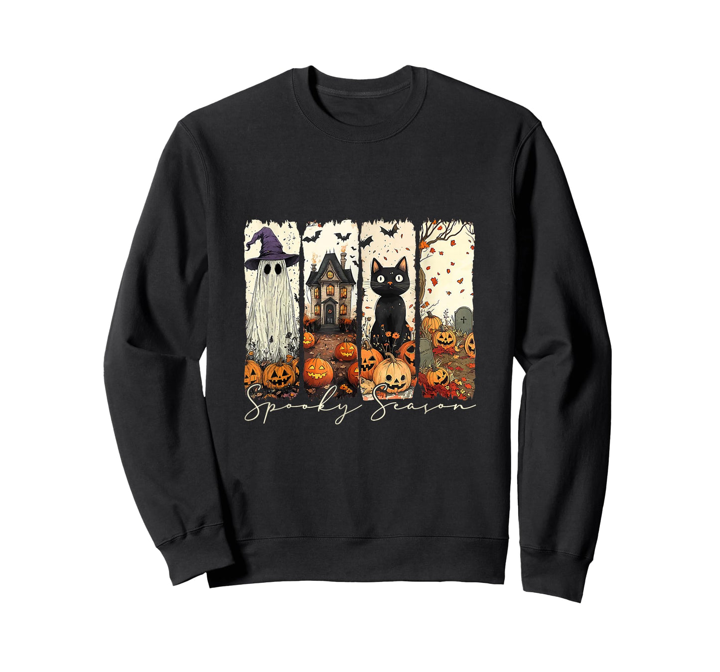 Vintage Halloween Horror Spooky Season T-Shirt