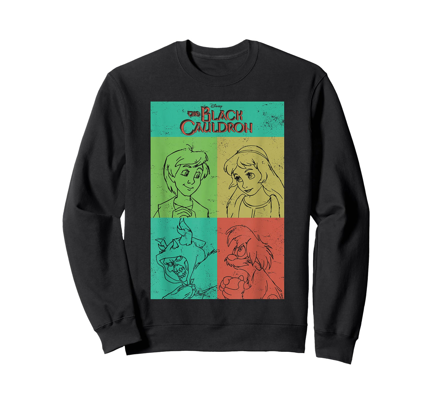 Disney The Black Cauldron Character Grid T-Shirt