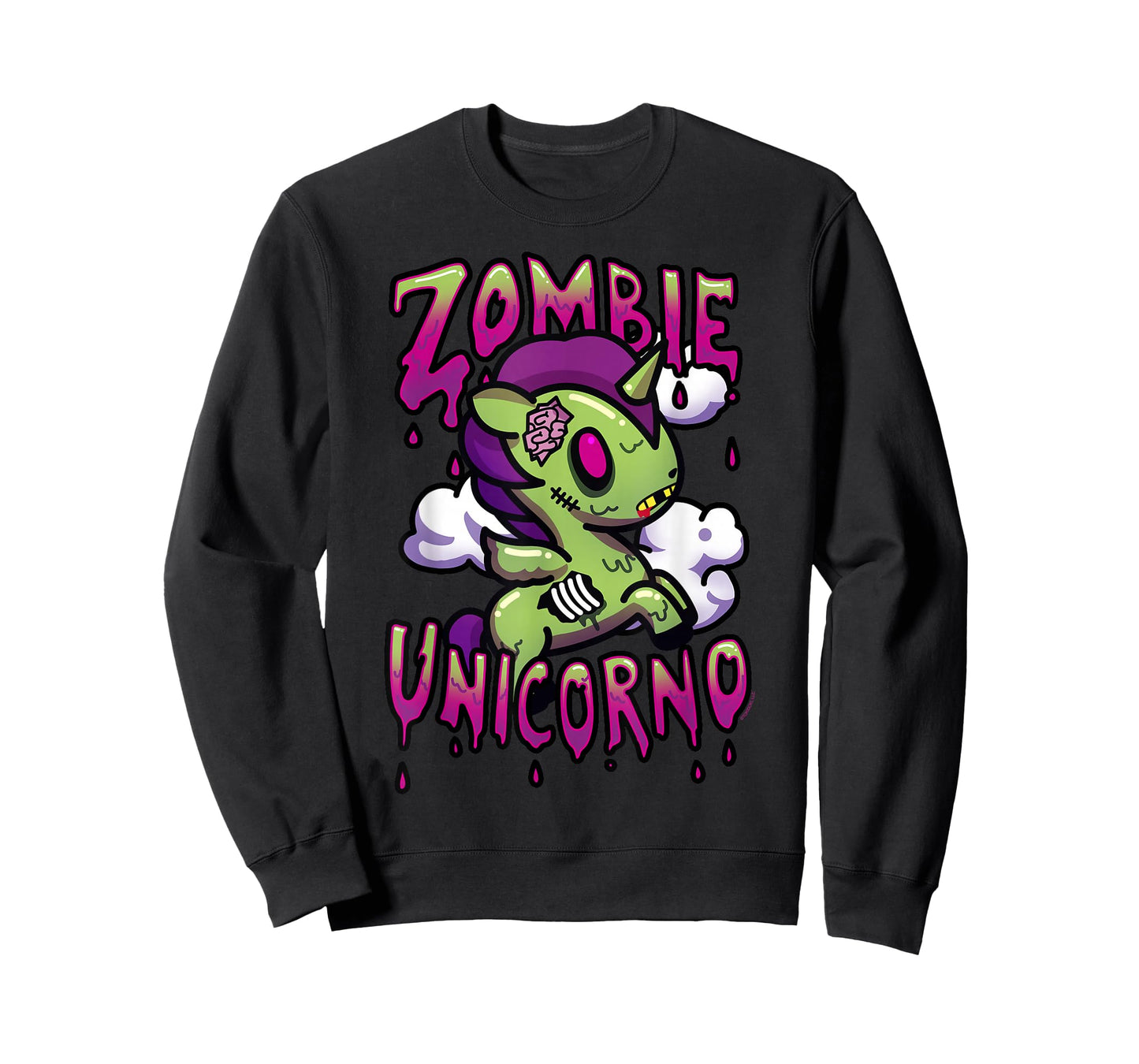 Tokidoki Halloween Zombie Unicorno Milo Portrait T-Shirt