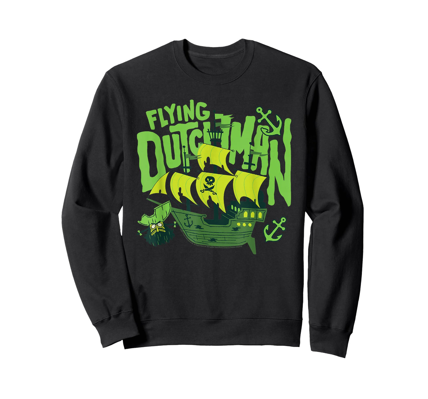 The Spongebob Movie Flying Dutchman Ghost Ship Cartoon T-Shirt