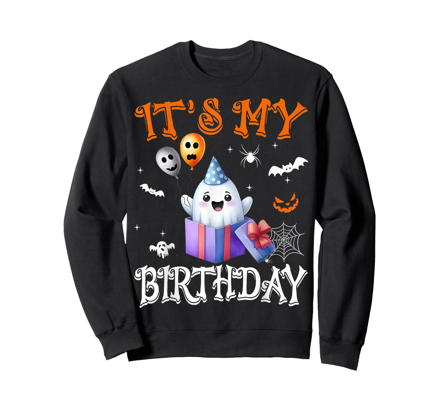 It's My Birthday Ghost Happy Halloween Birthday Party T-Shirt