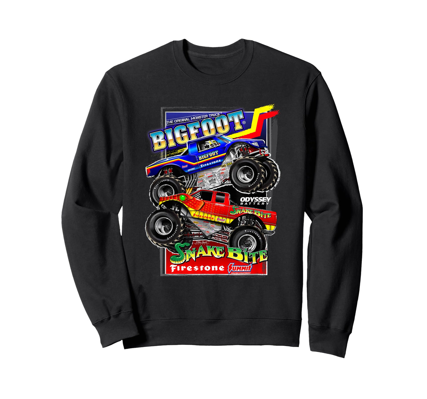 BIGFOOT vs. SNAKE BITE (modern) T-Shirt
