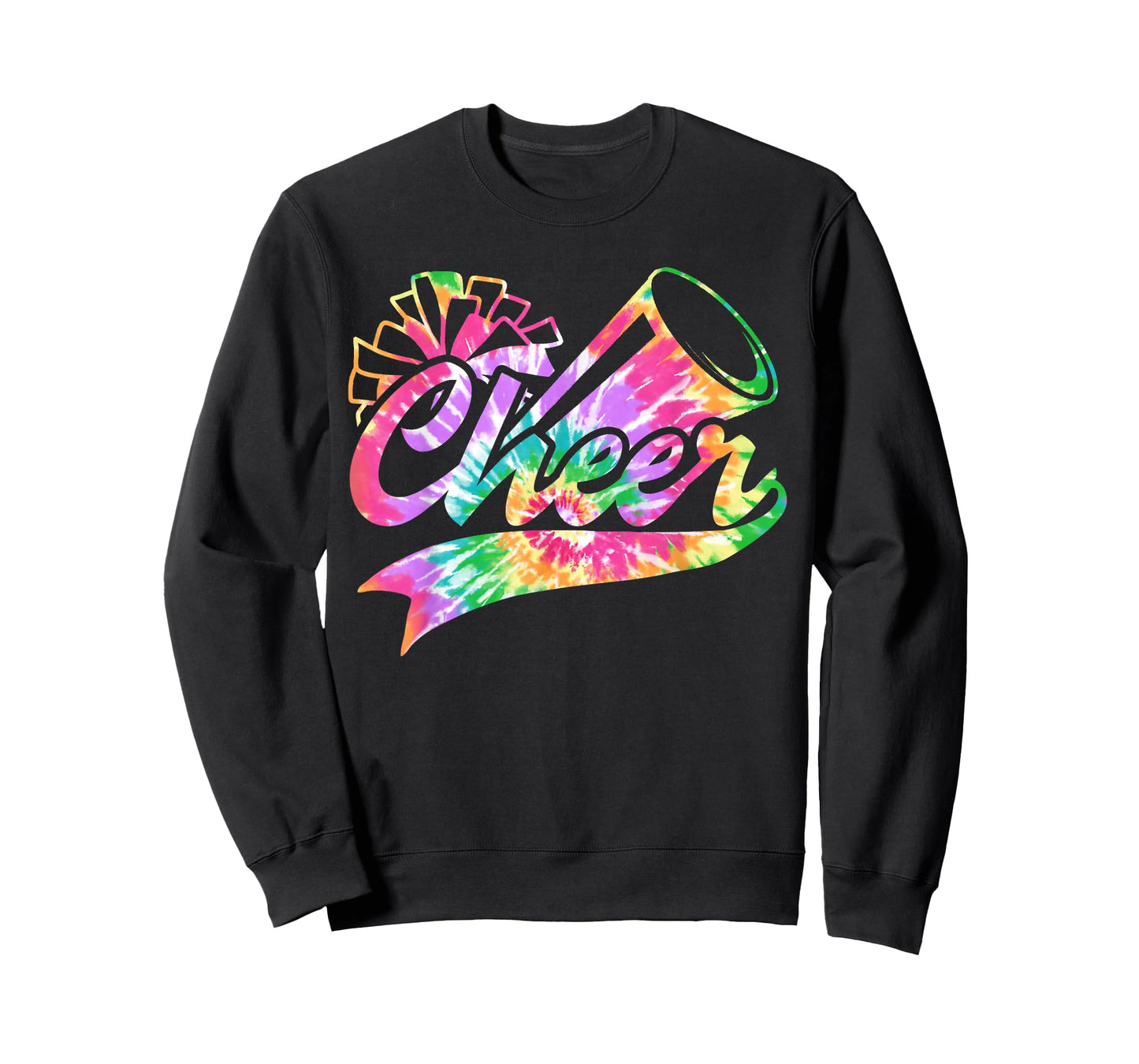 Tie Dye Cheerleading Peace Love Cheer for Cheerleader Cute T-Shirt