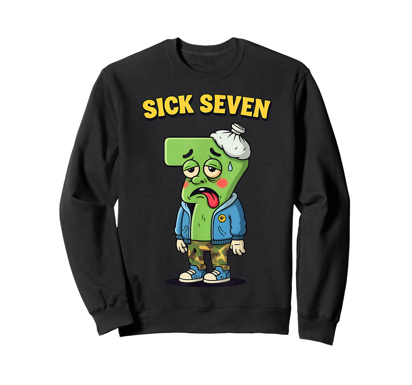 Sick Seven Funny Meme Trending 6 7 Halloween Costume Humor T-Shirt