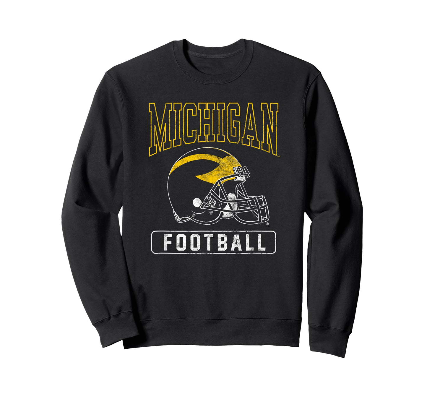 University of Michigan Wolverines U of M Football Helmet T-Shirt