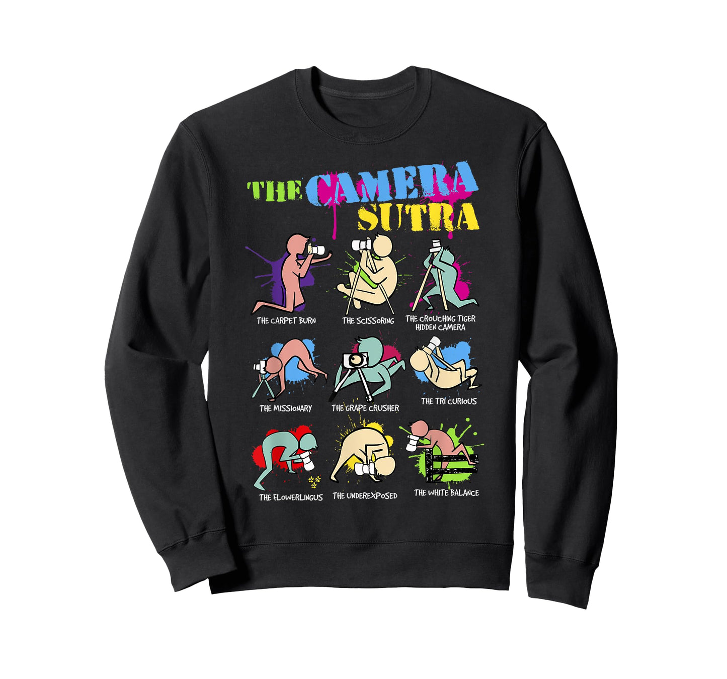 Funny Camera Sutra Gift design design T-Shirt