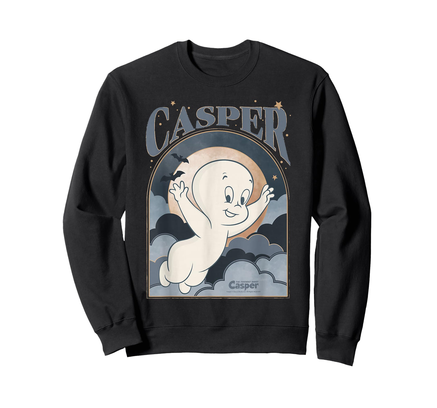 Casper The Friendly Ghost Dreamy Clouds T-Shirt