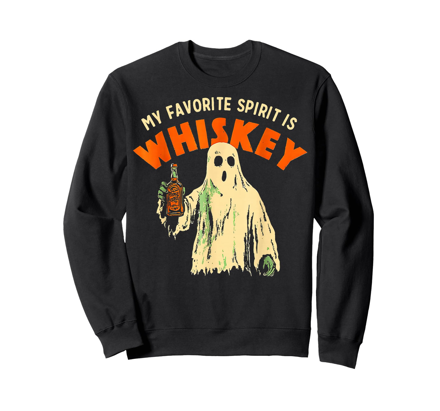 Ghost Whiskey, My Favorite Spirit Is Whiskey Ghost T-Shirt