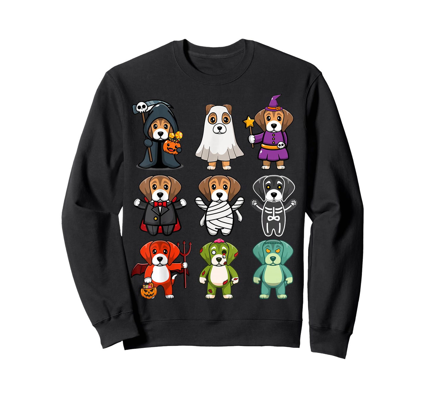 Beagle Dog Spooky Boo-Jee Horror Pumpkin Beagle Halloween T-Shirt