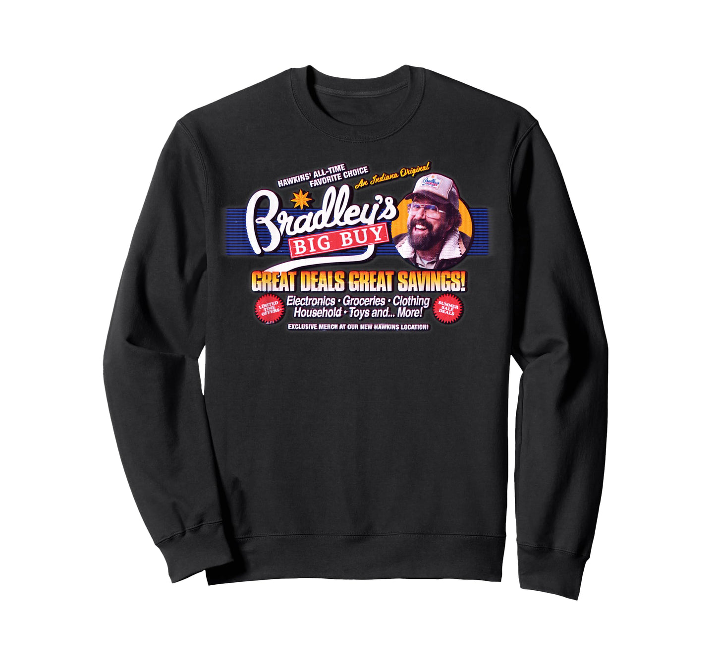 Stranger Things Season 5 Bradley's Big Buy Retro Ad T-Shirt