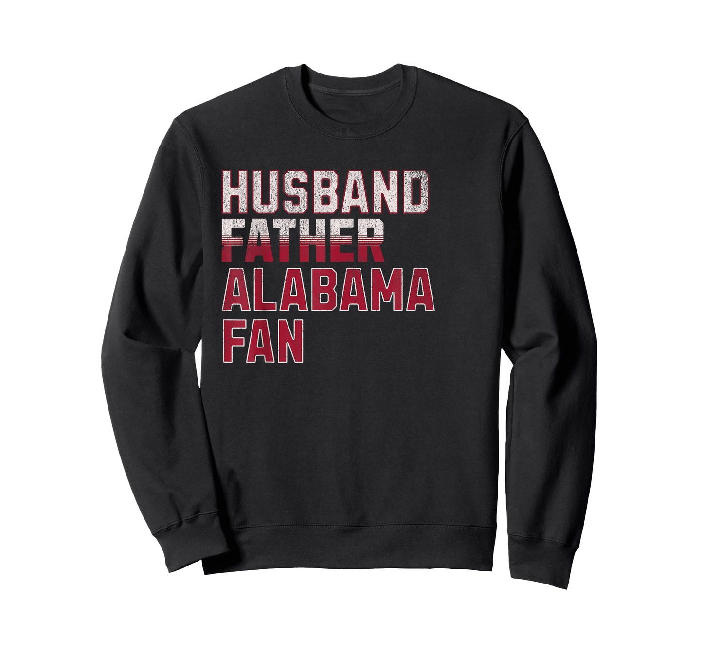 Husband, Father, Alabama Fan | Fathers Day Alabama Dad T-Shirt