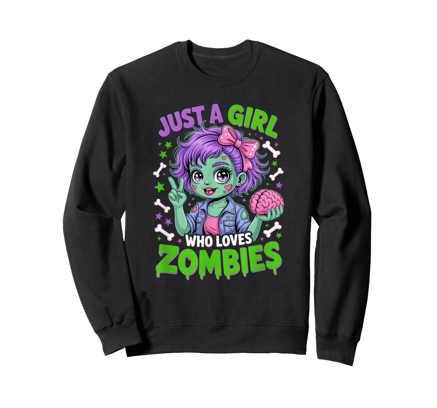 Girls Zombie T-Shirt